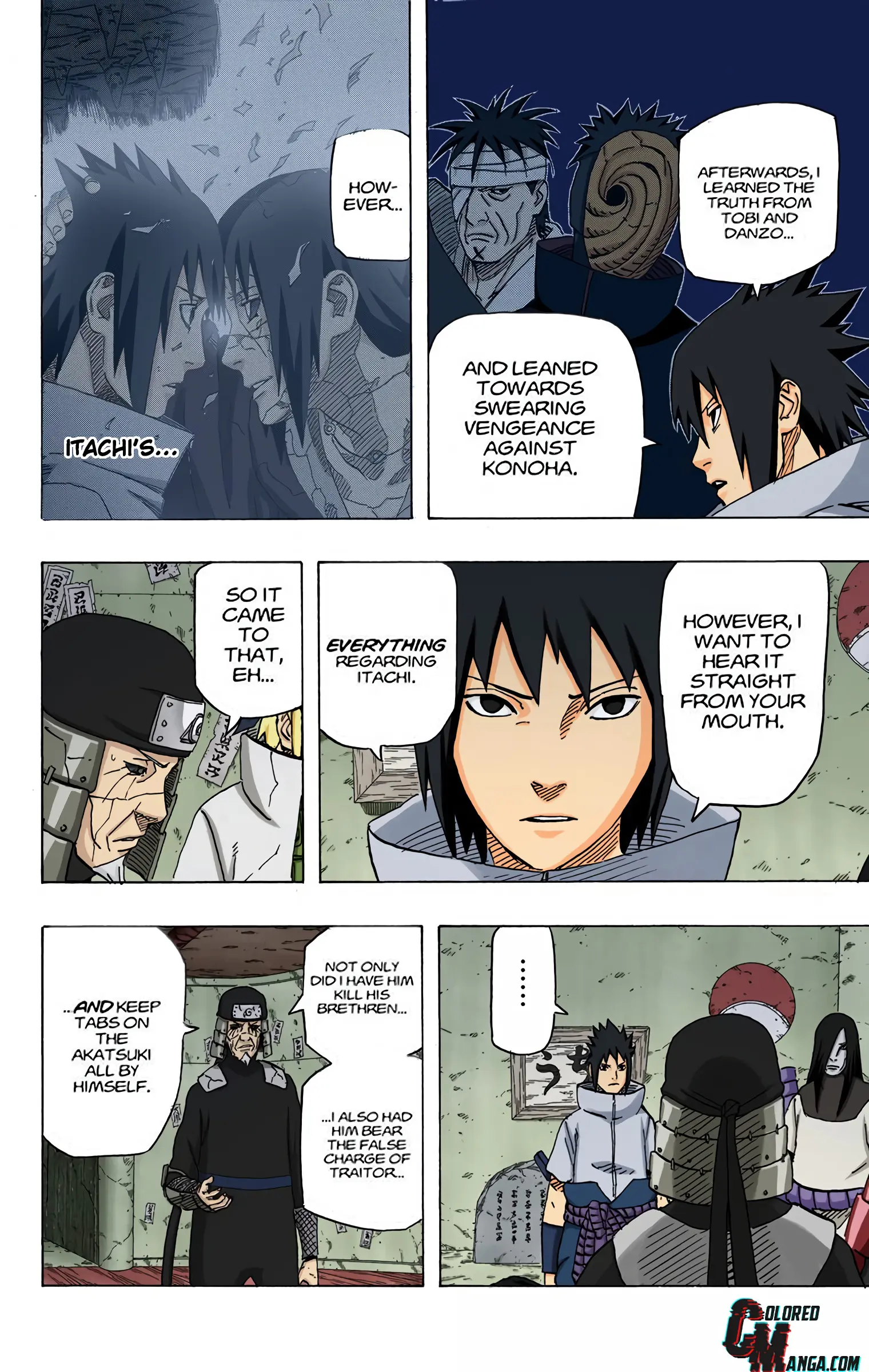 Naruto Colored Manga Online, chapter 619, page 8