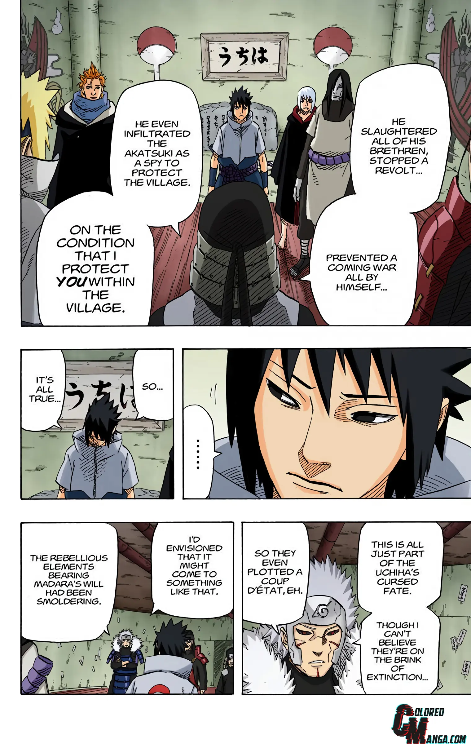 Naruto Colored Manga Online, chapter 619, page 10
