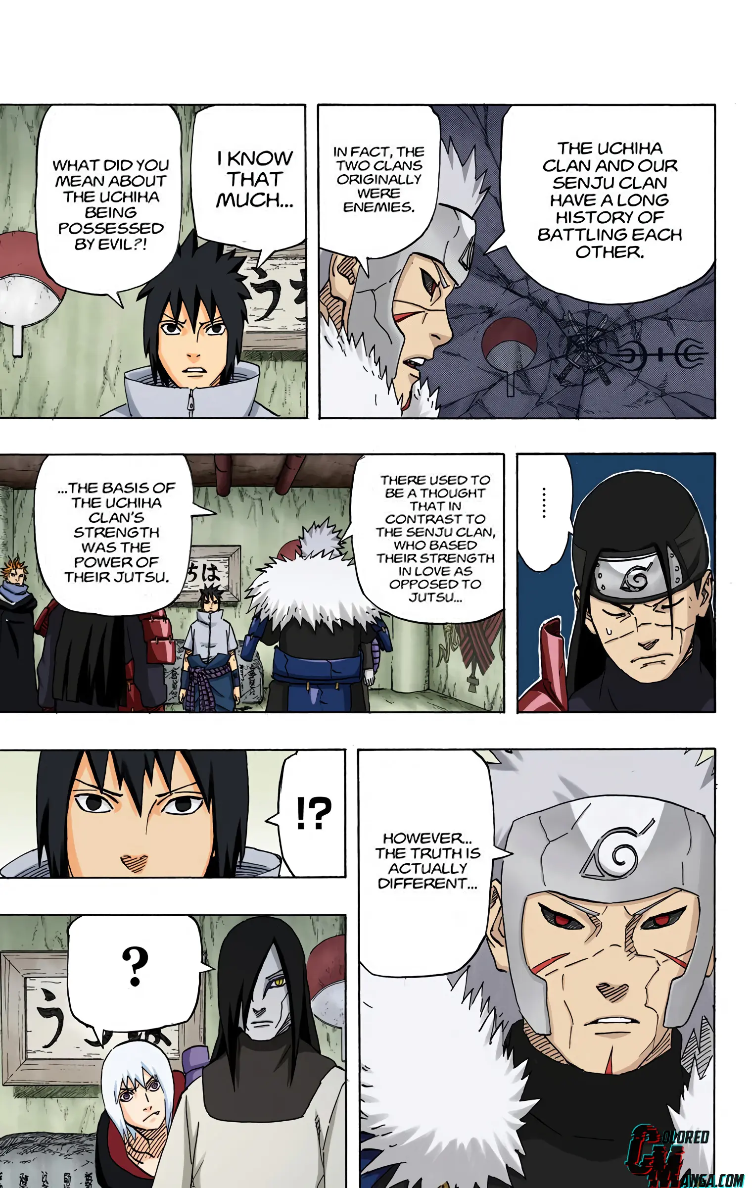 Naruto Colored Manga Online, chapter 619, page 13