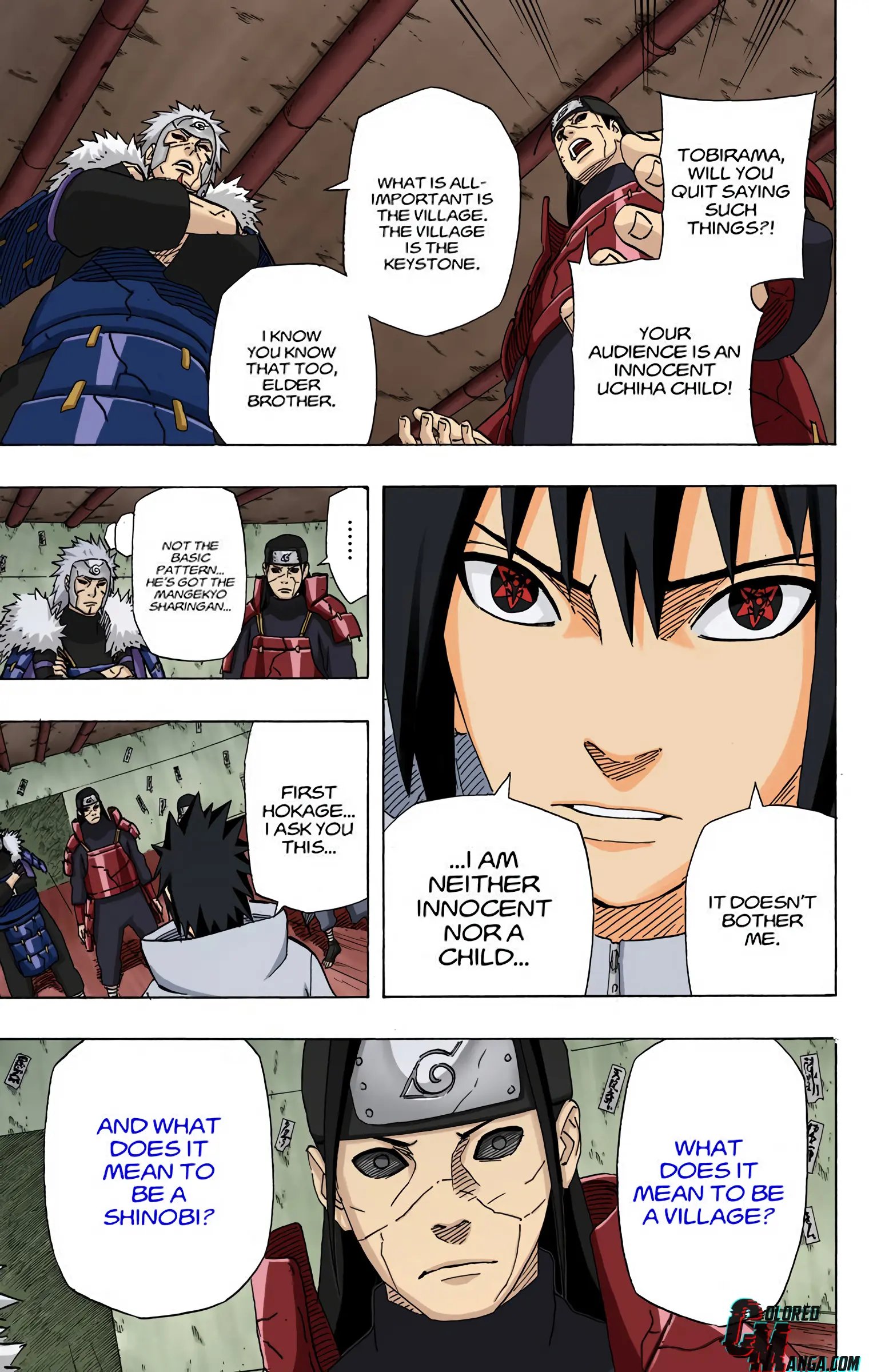 Naruto Colored Manga Online, chapter 619, page 17