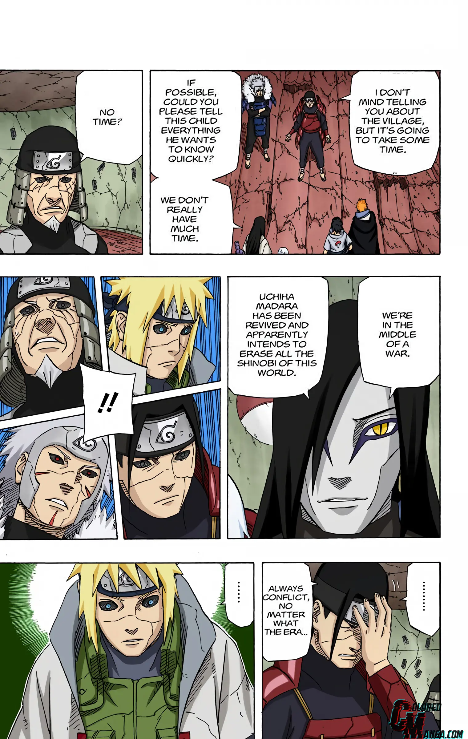 Naruto Colored Manga Online, chapter 620, page 7