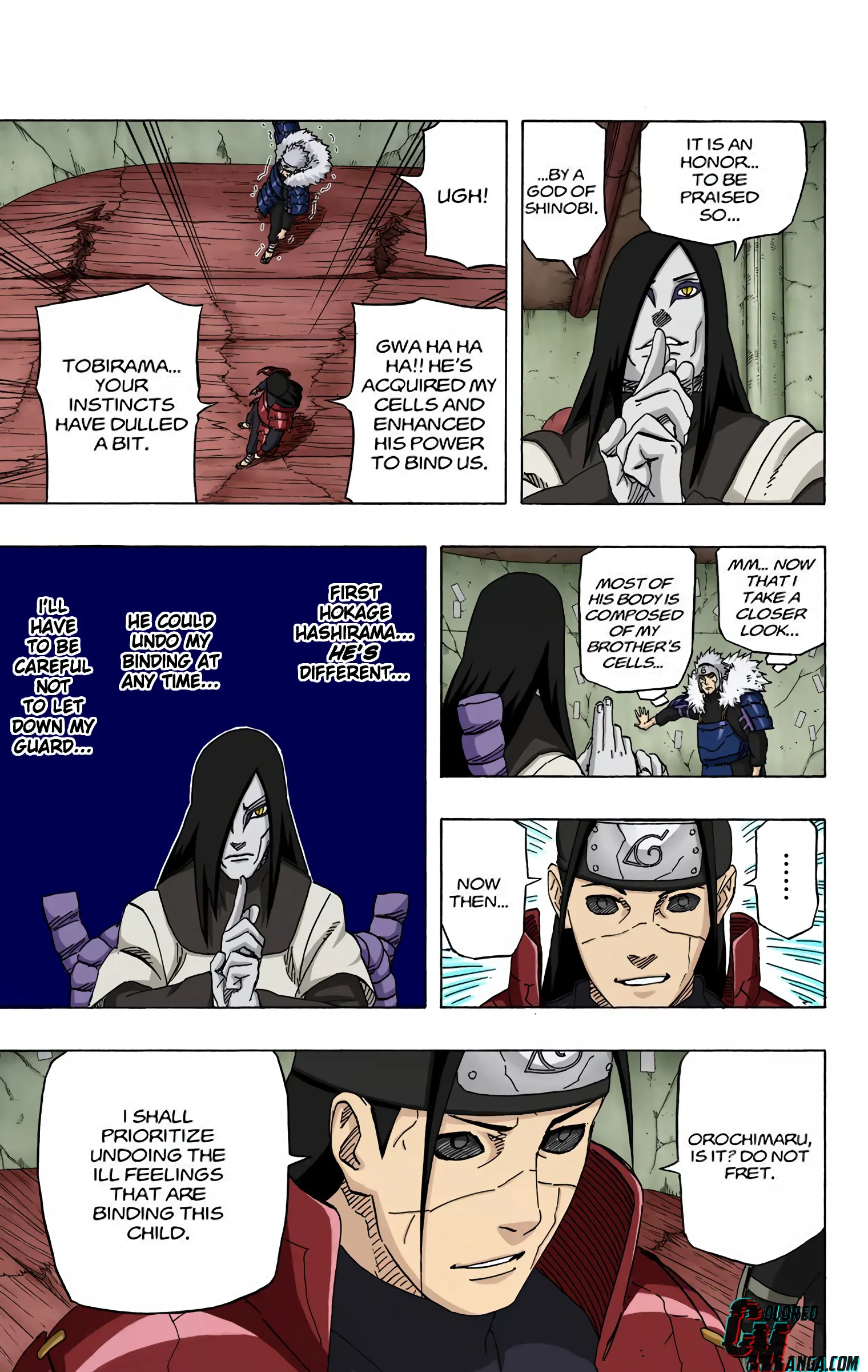 Naruto Colored Manga Online, chapter 620, page 11