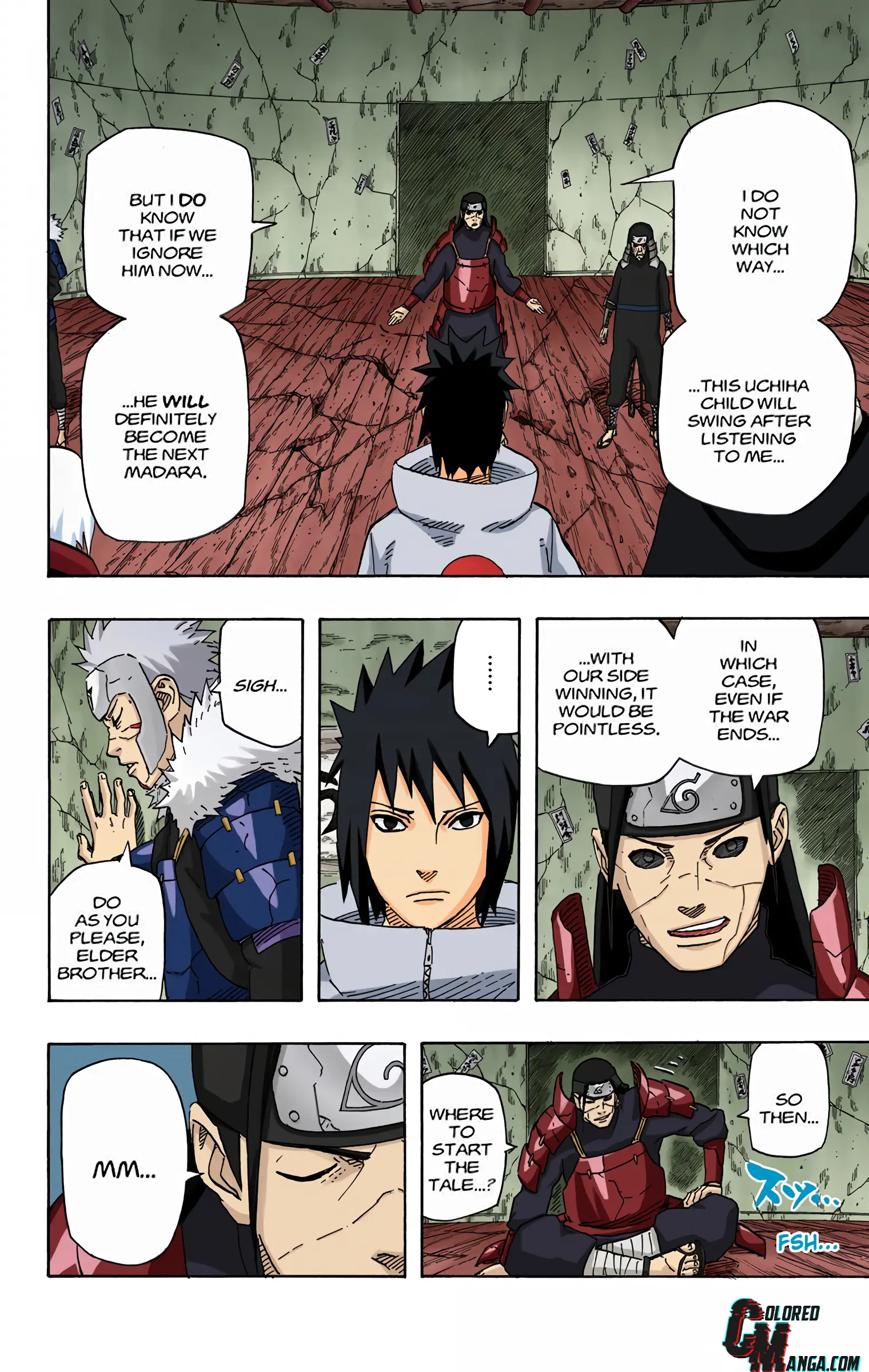 Naruto Colored Manga Online, chapter 620, page 12