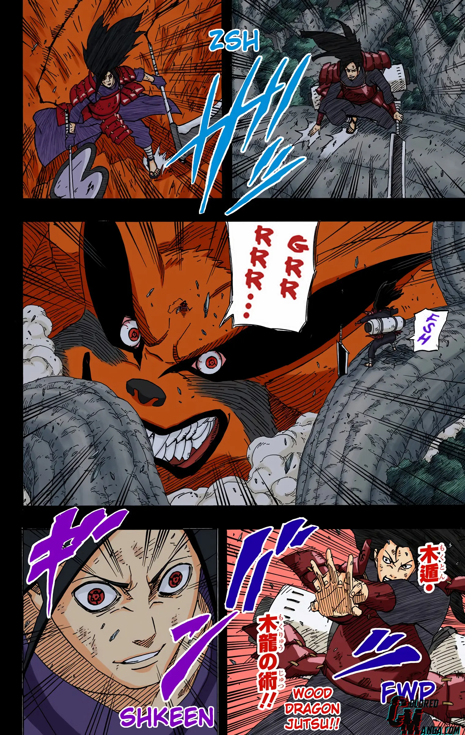 Naruto Colored Manga Online, chapter 620, page 14
