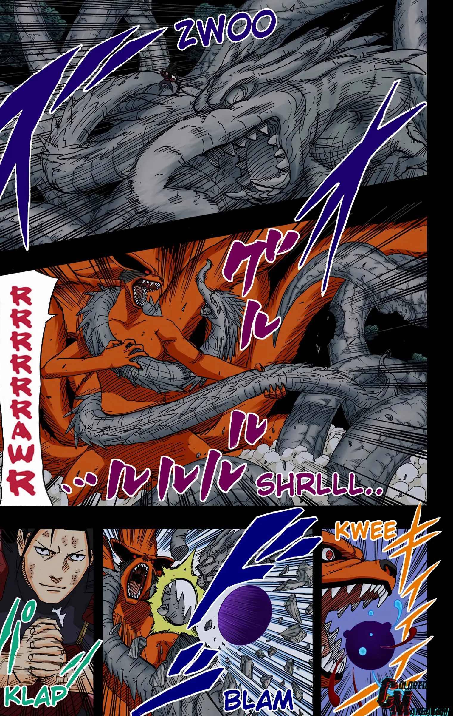 Naruto Colored Manga Online, chapter 620, page 15