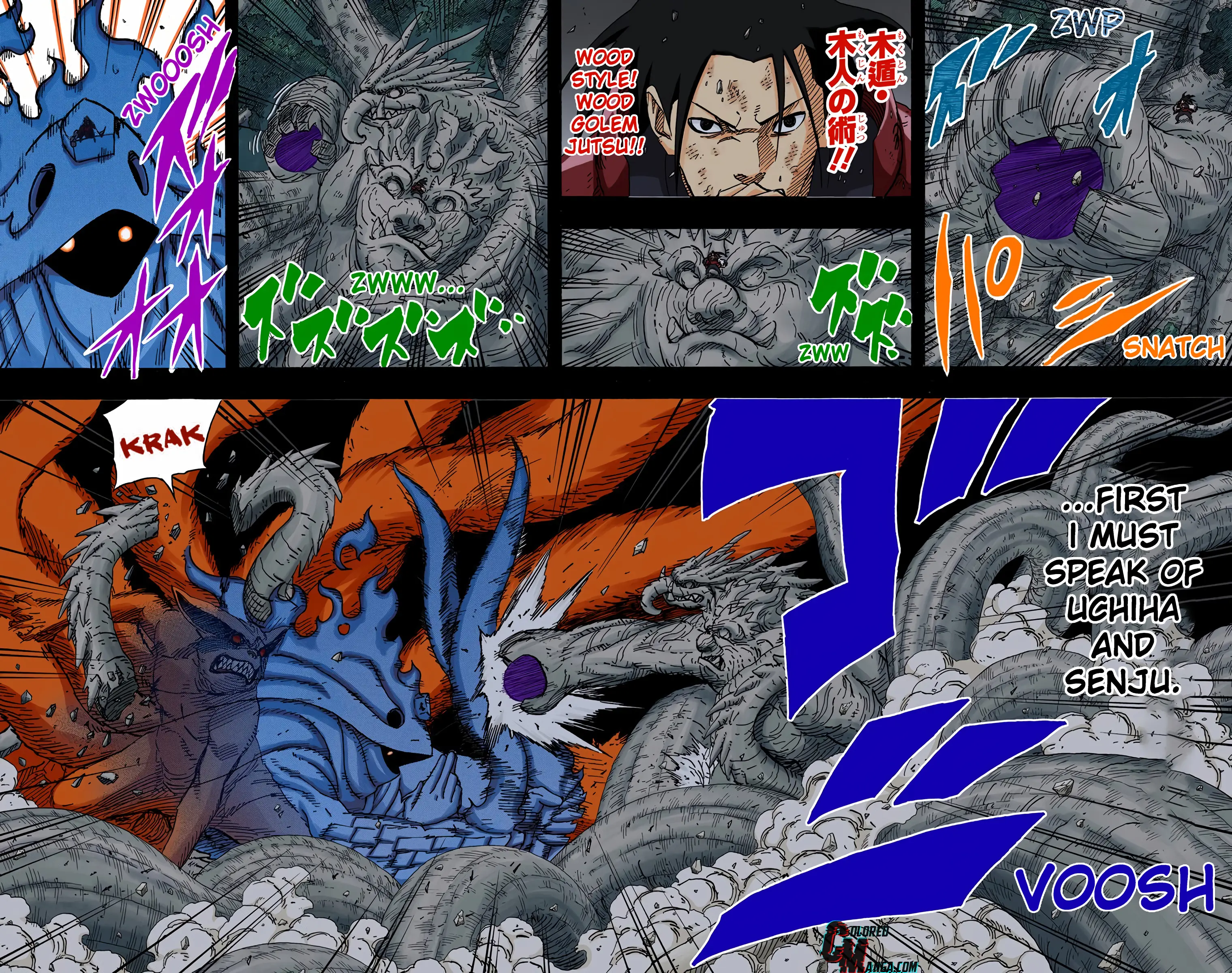 Naruto Colored Manga Online, chapter 620, page 16