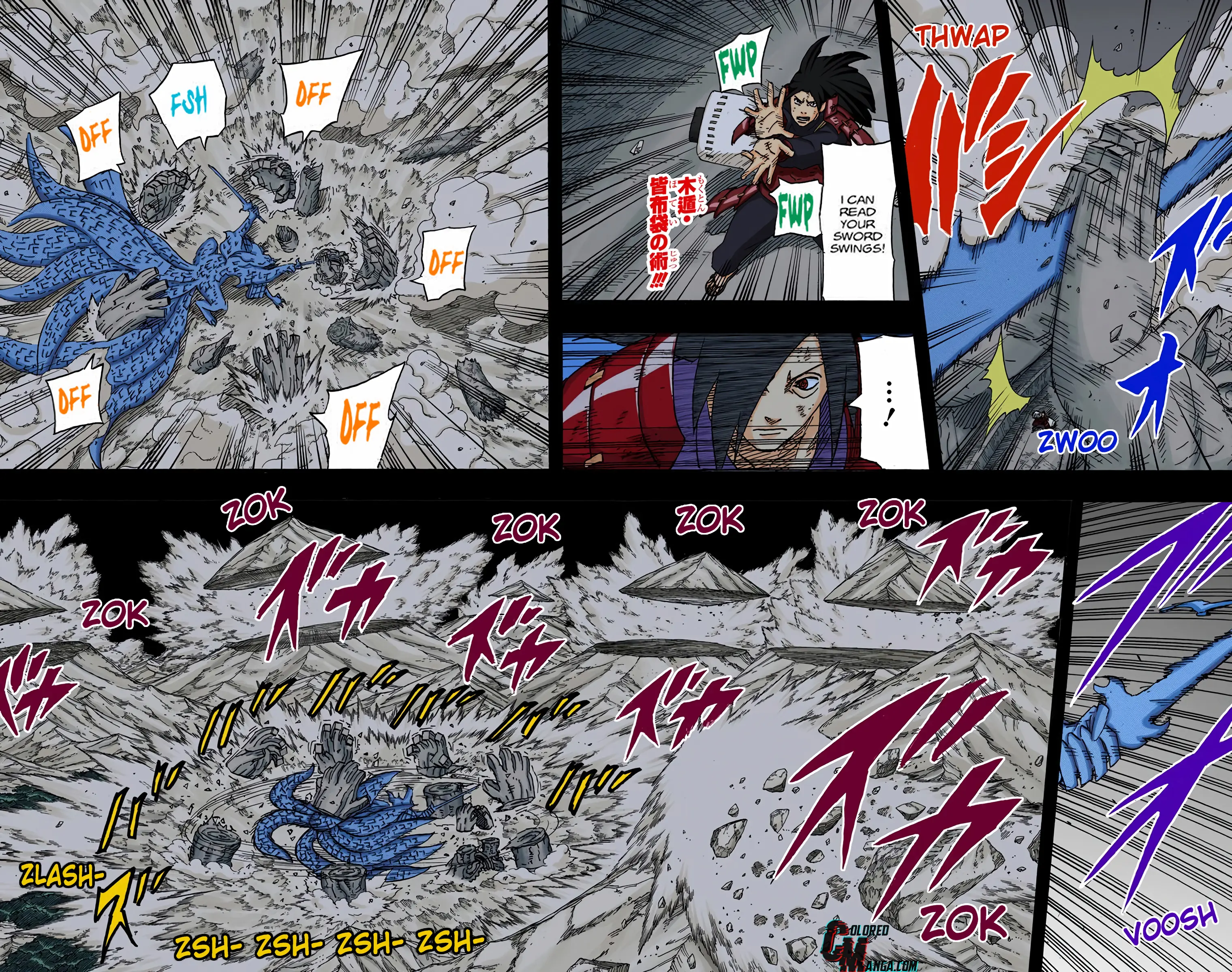 Naruto Colored Manga Online, chapter 621, page 4