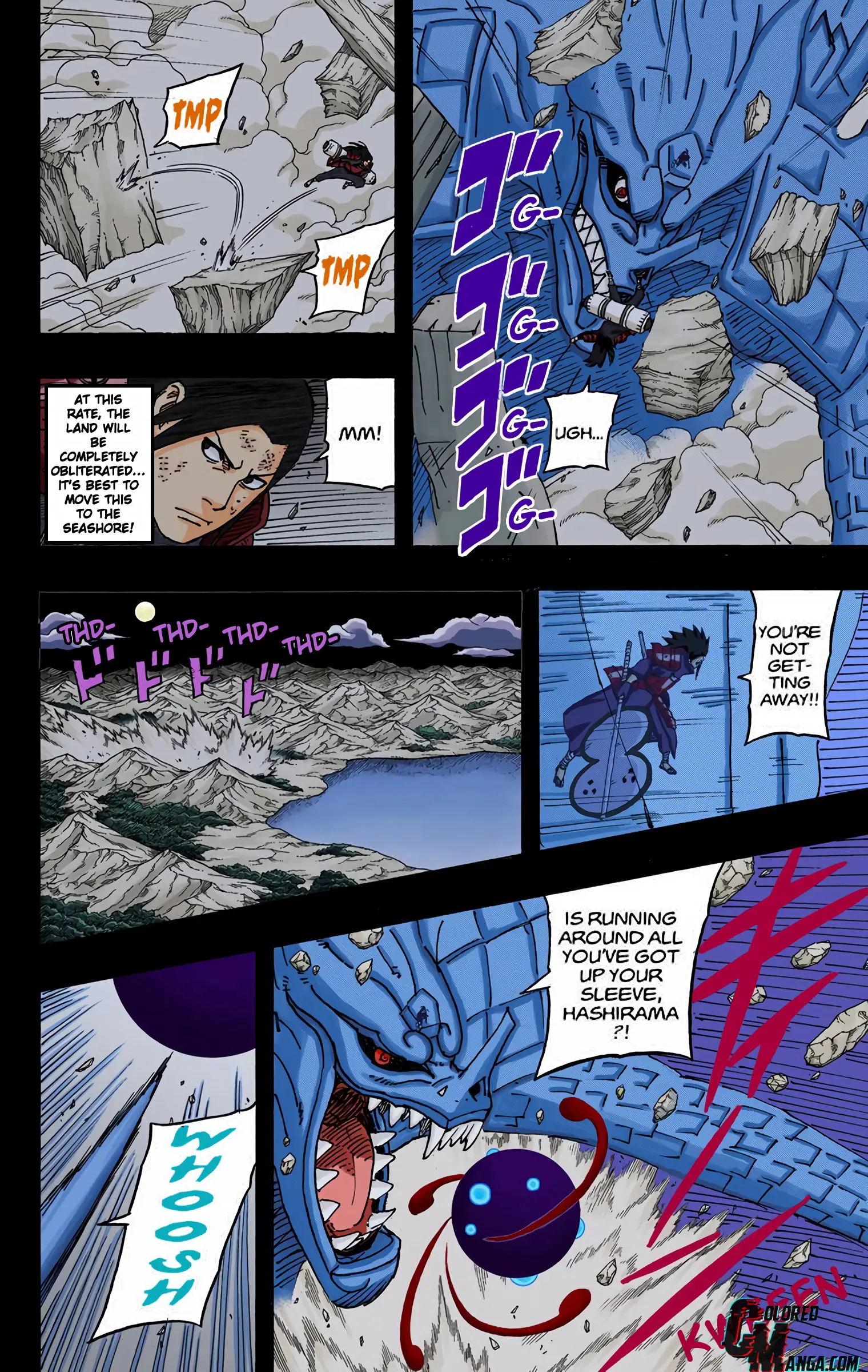 Naruto Colored Manga Online, chapter 621, page 5