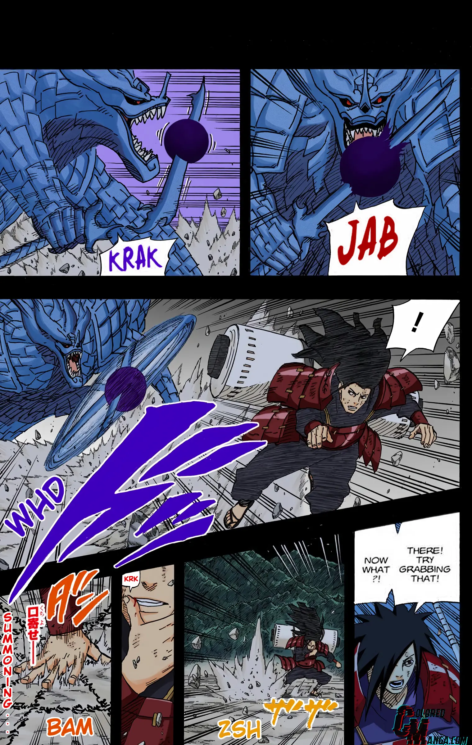 Naruto Colored Manga Online, chapter 621, page 6