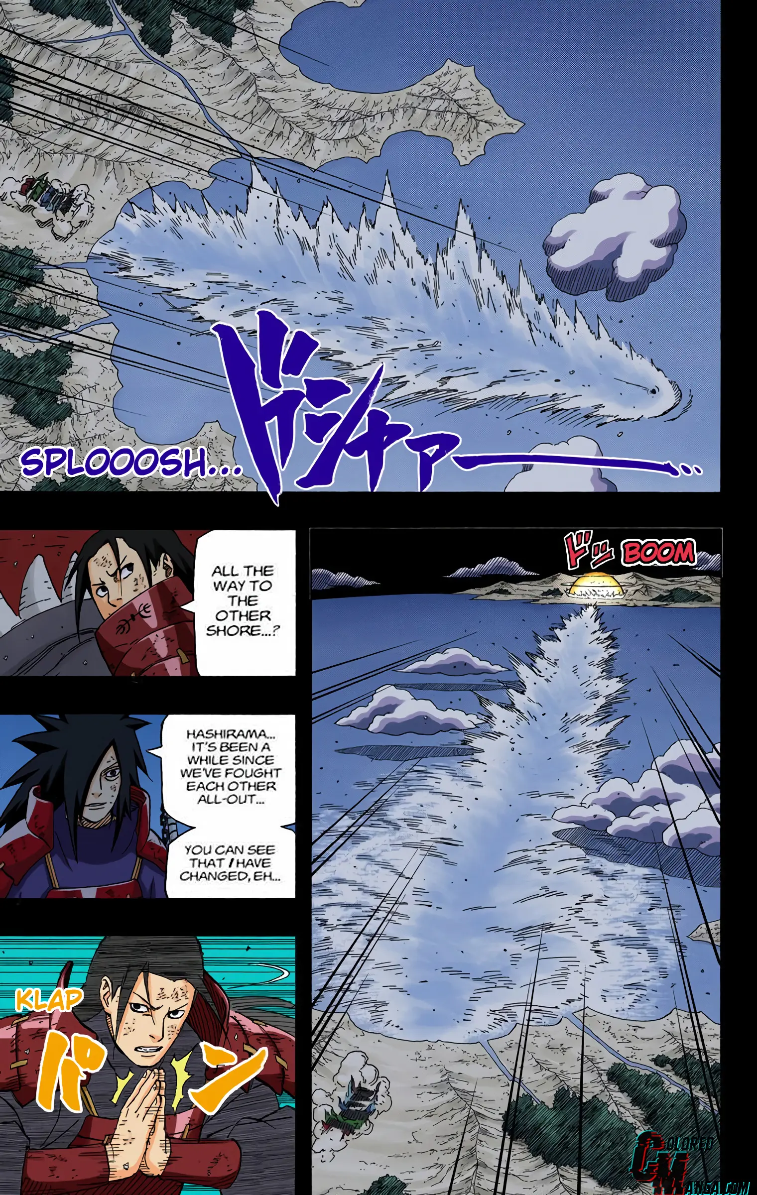 Naruto Colored Manga Online, chapter 621, page 8