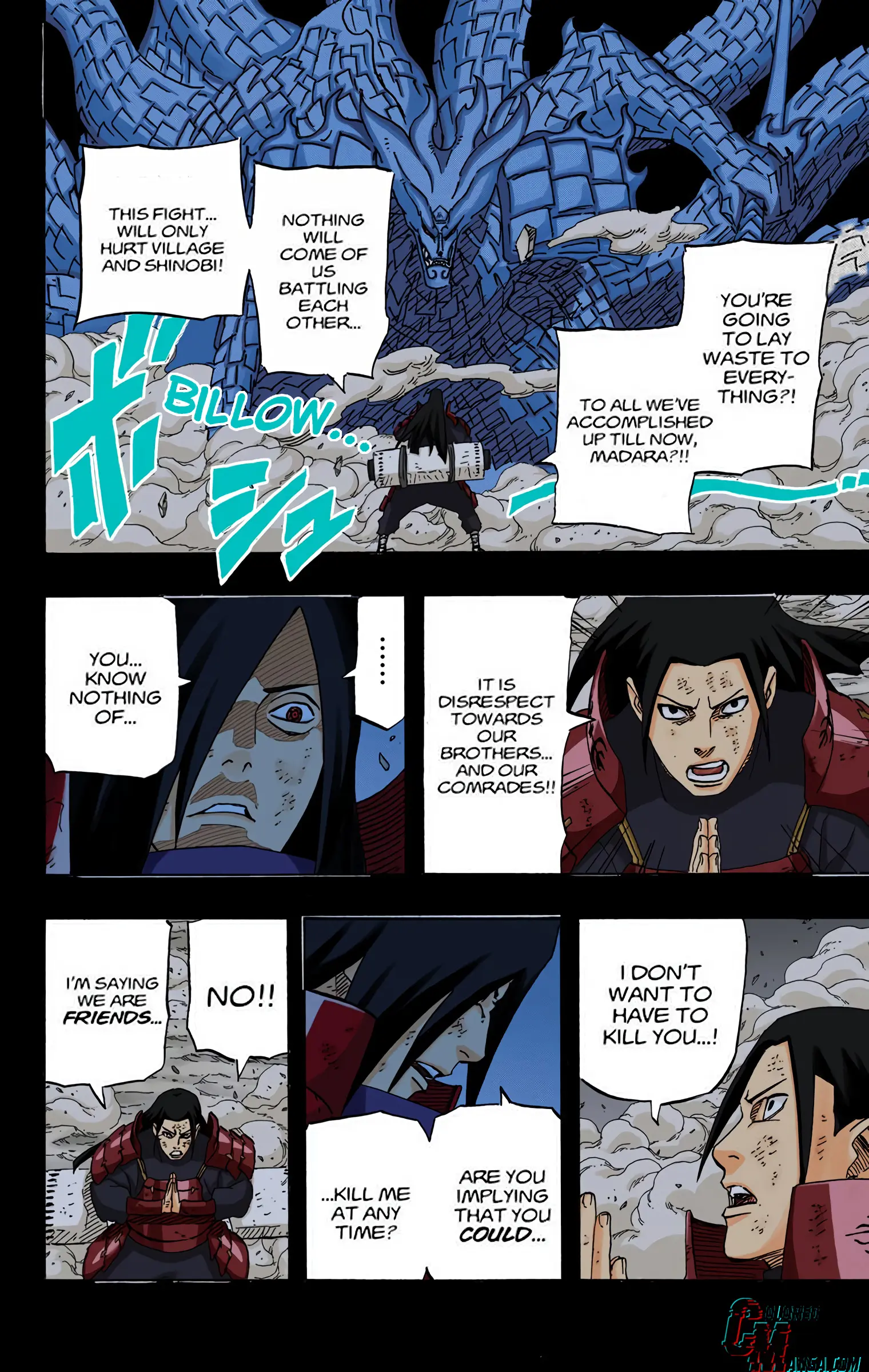 Naruto Colored Manga Online, chapter 621, page 9