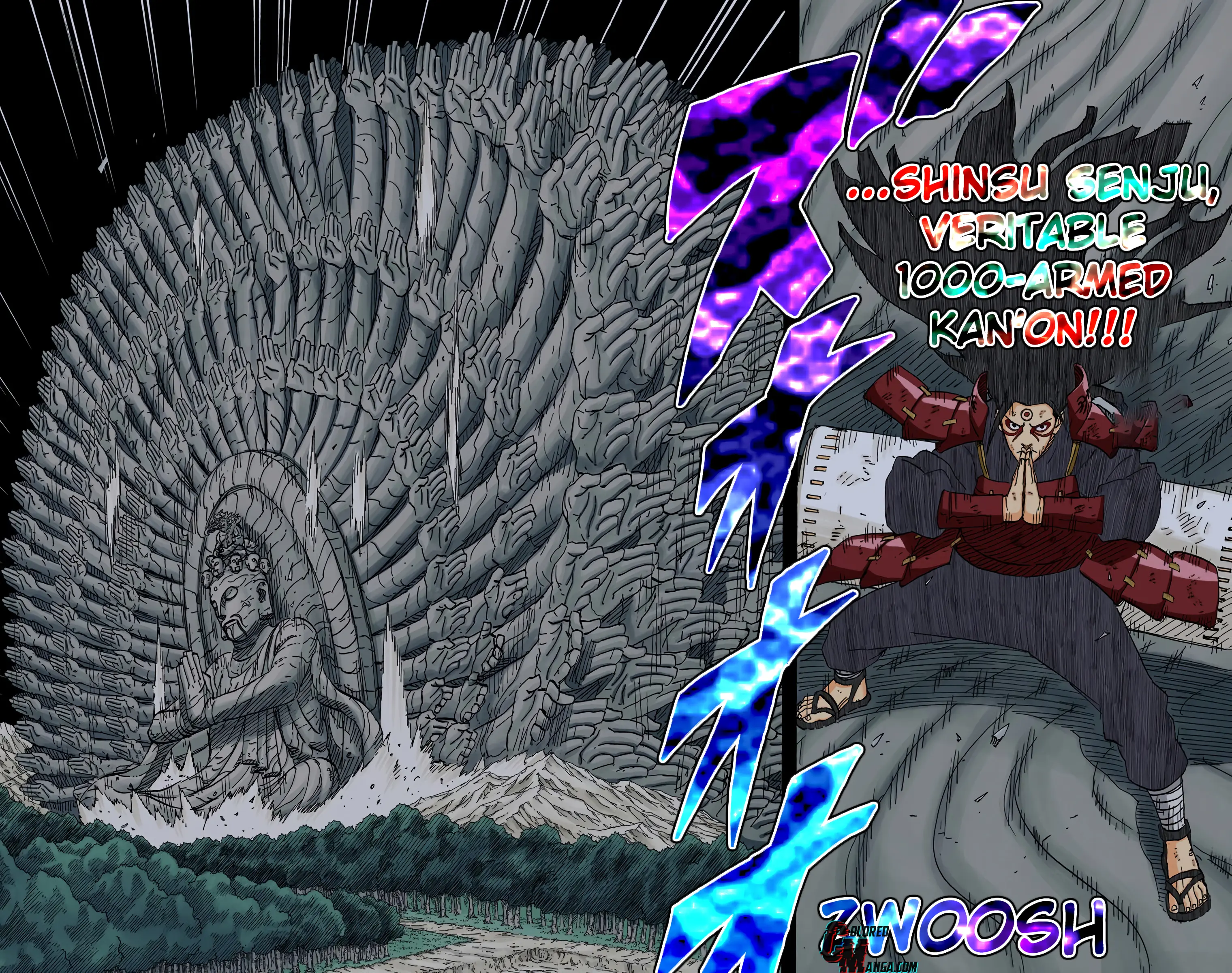 Naruto Colored Manga Online, chapter 621, page 11