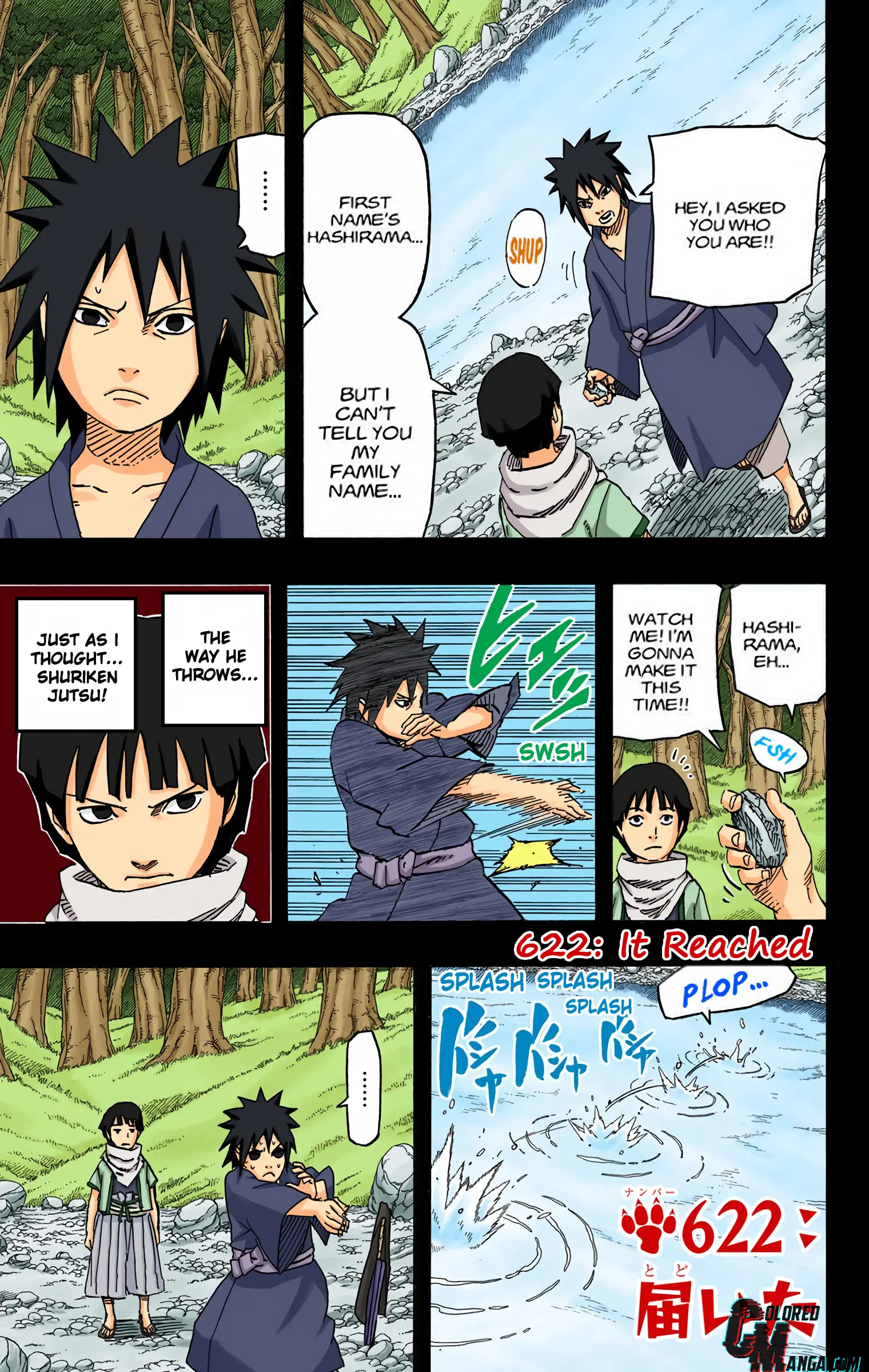 Naruto Colored Manga Online, chapter 622, page 1