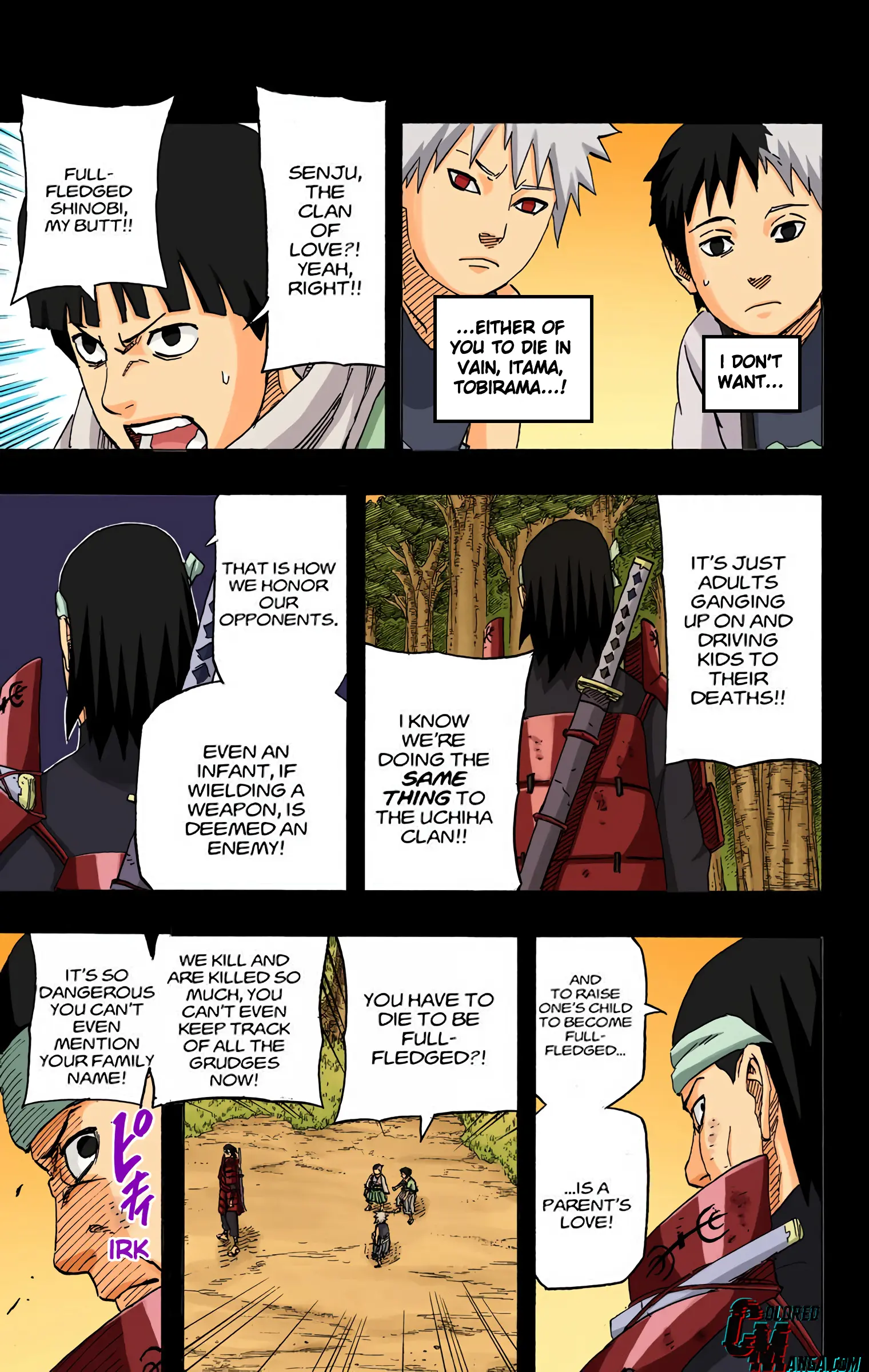 Naruto Colored Manga Online, chapter 622, page 9