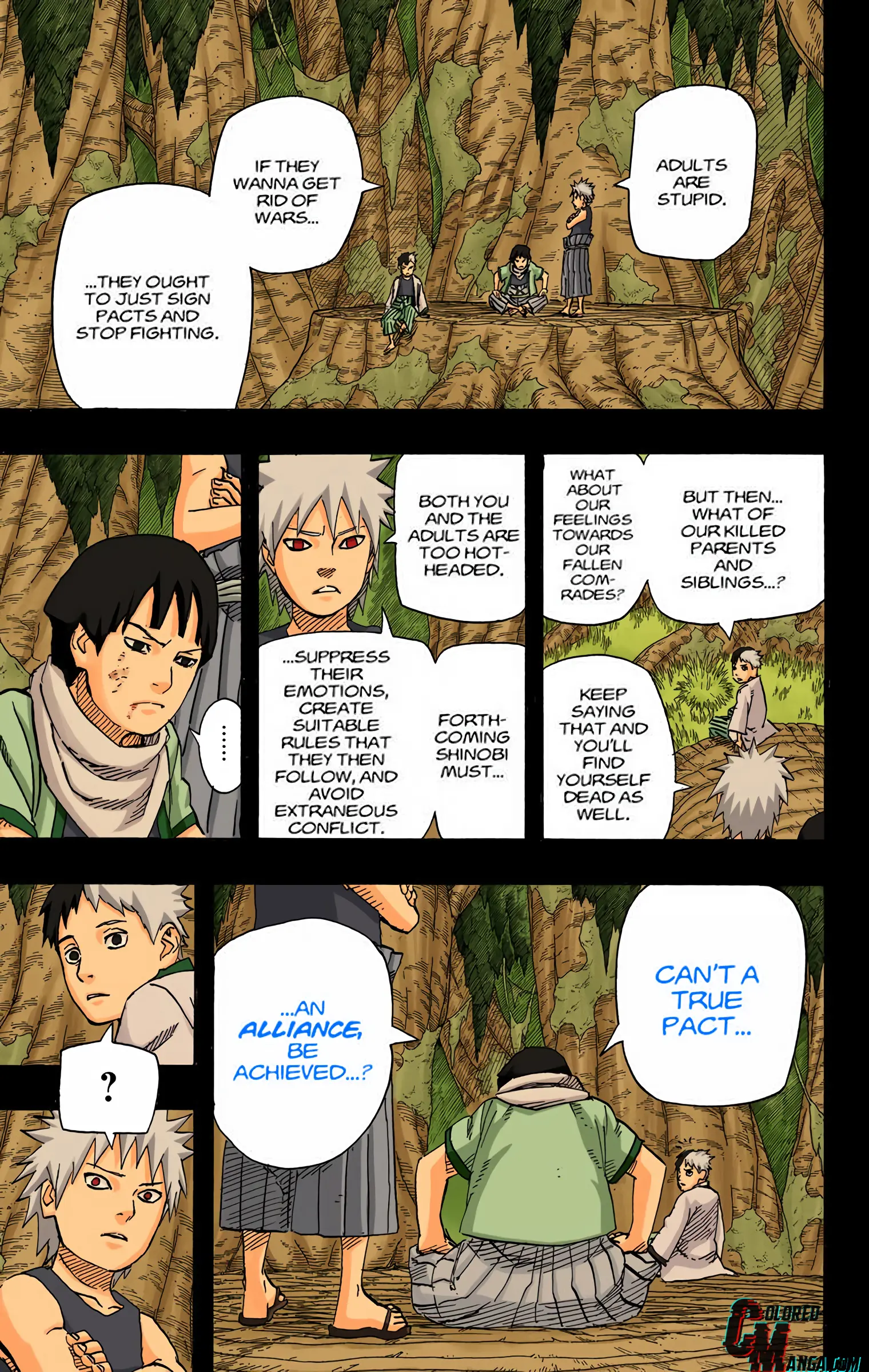 Naruto Colored Manga Online, chapter 622, page 11