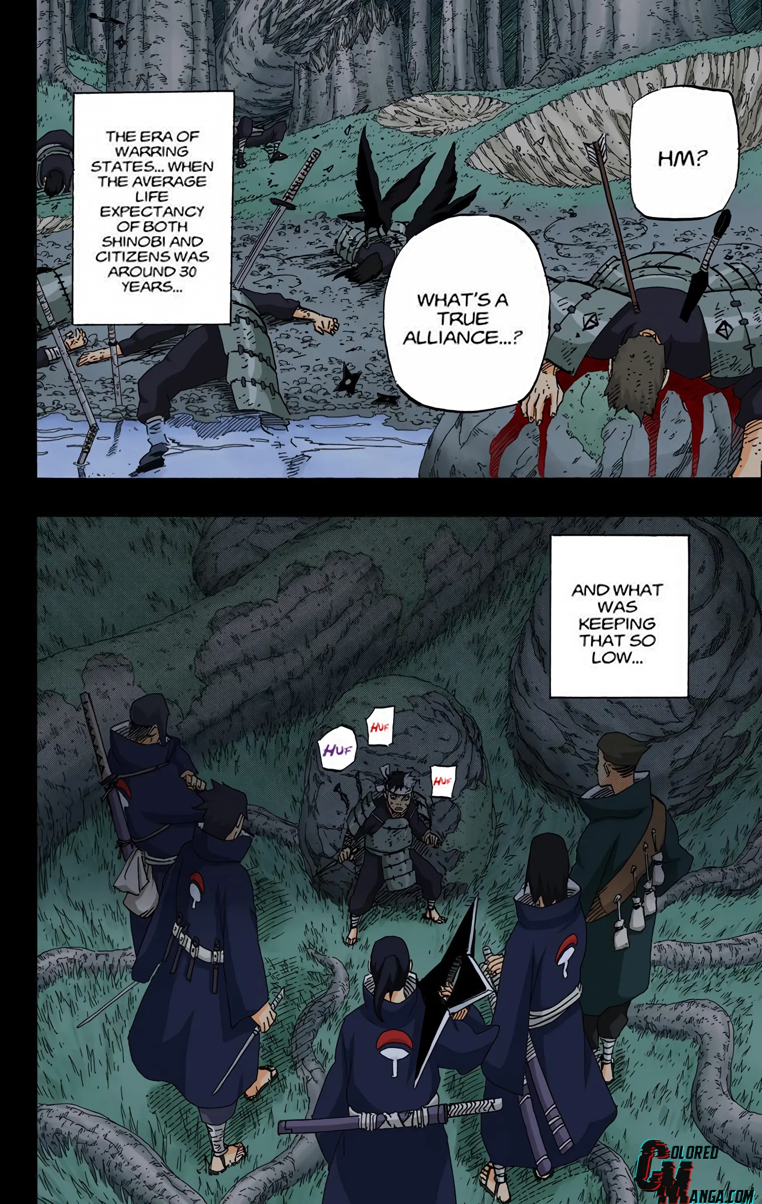 Naruto Colored Manga Online, chapter 622, page 12