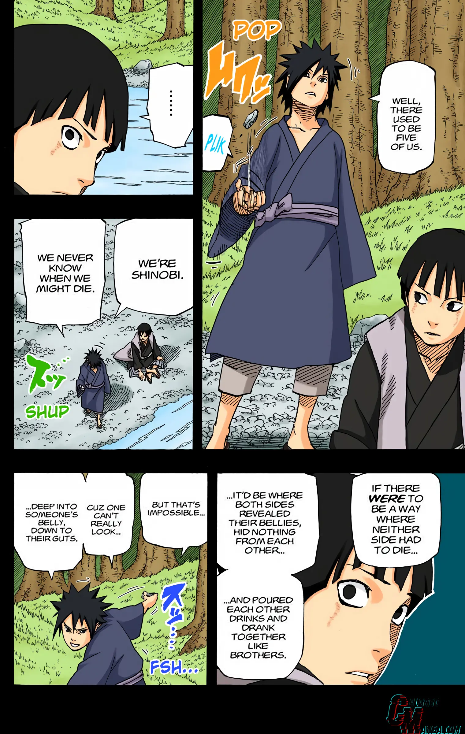 Naruto Colored Manga Online, chapter 622, page 16