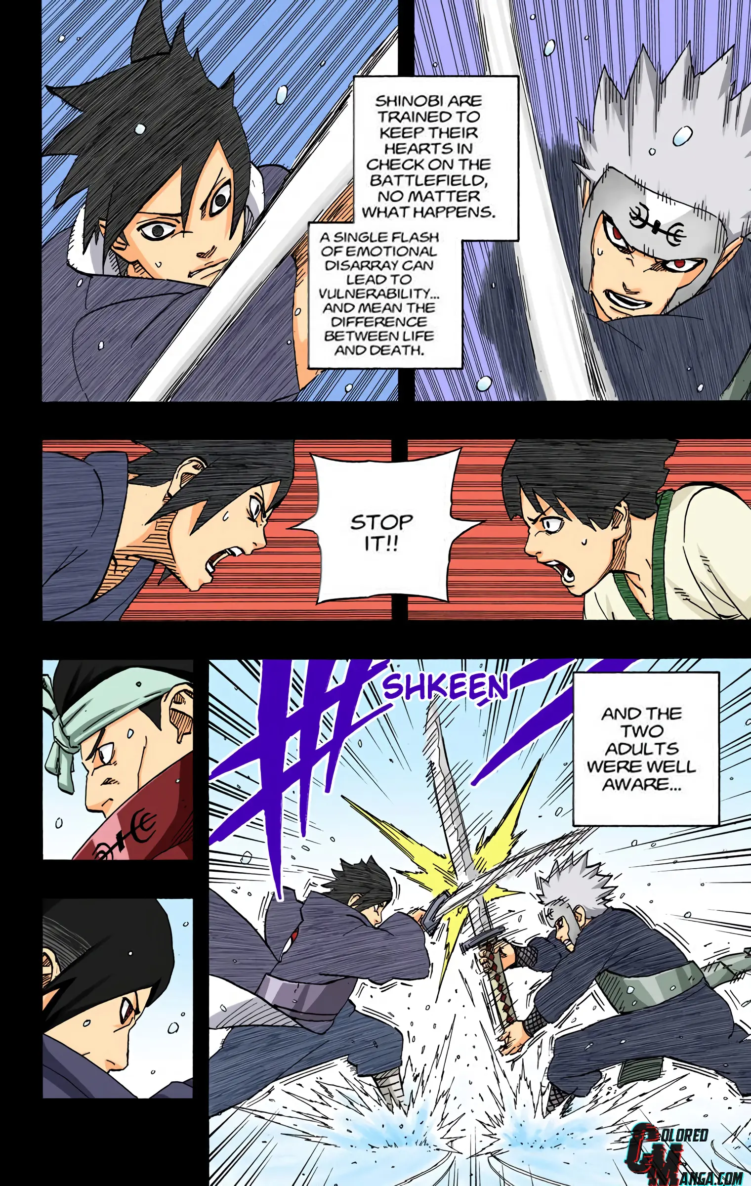 Naruto Colored Manga Online, chapter 624, page 2
