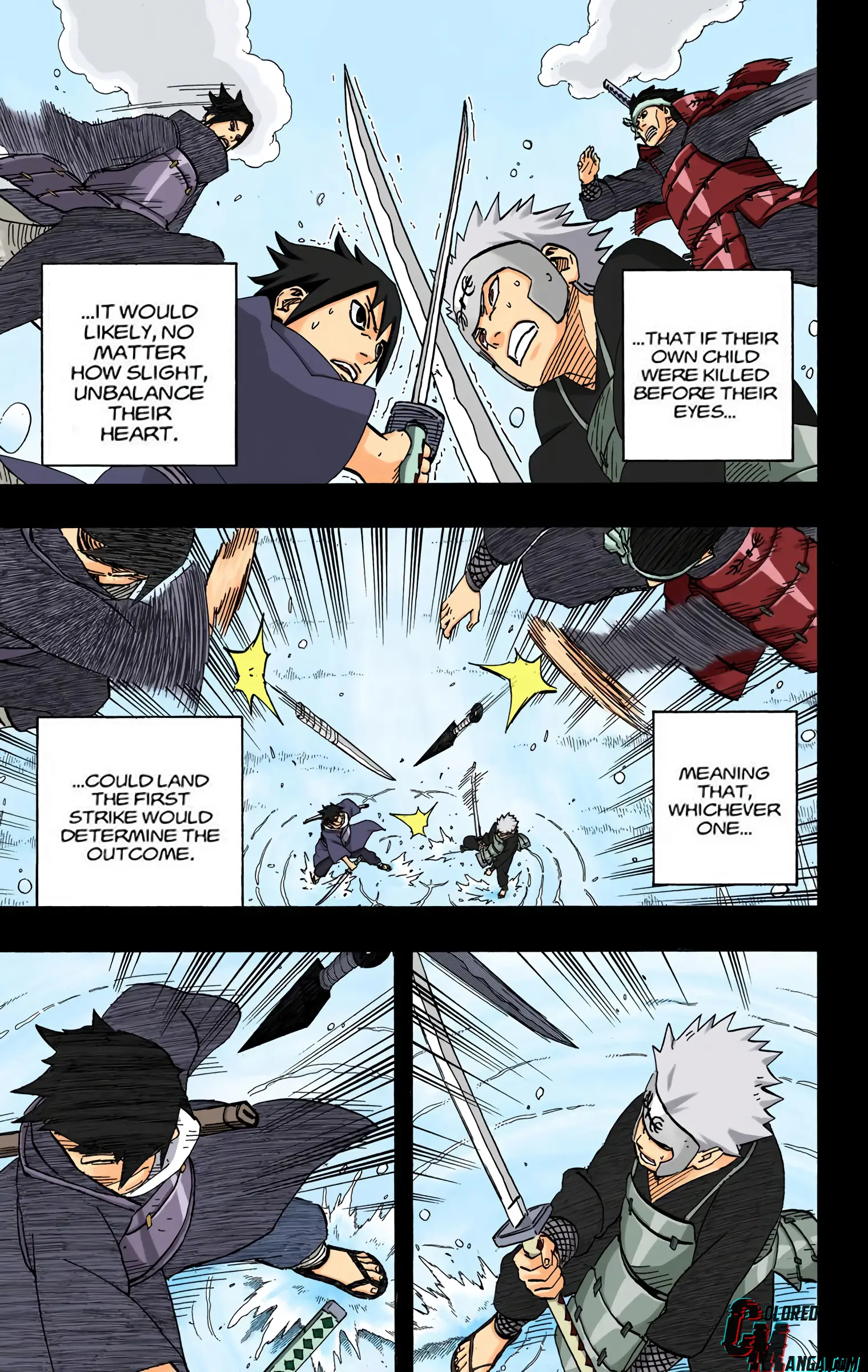 Naruto Colored Manga Online, chapter 624, page 3