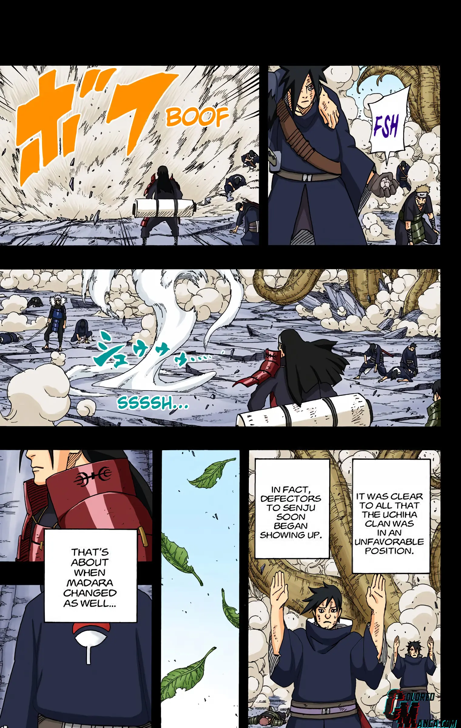Naruto Colored Manga Online, chapter 624, page 12