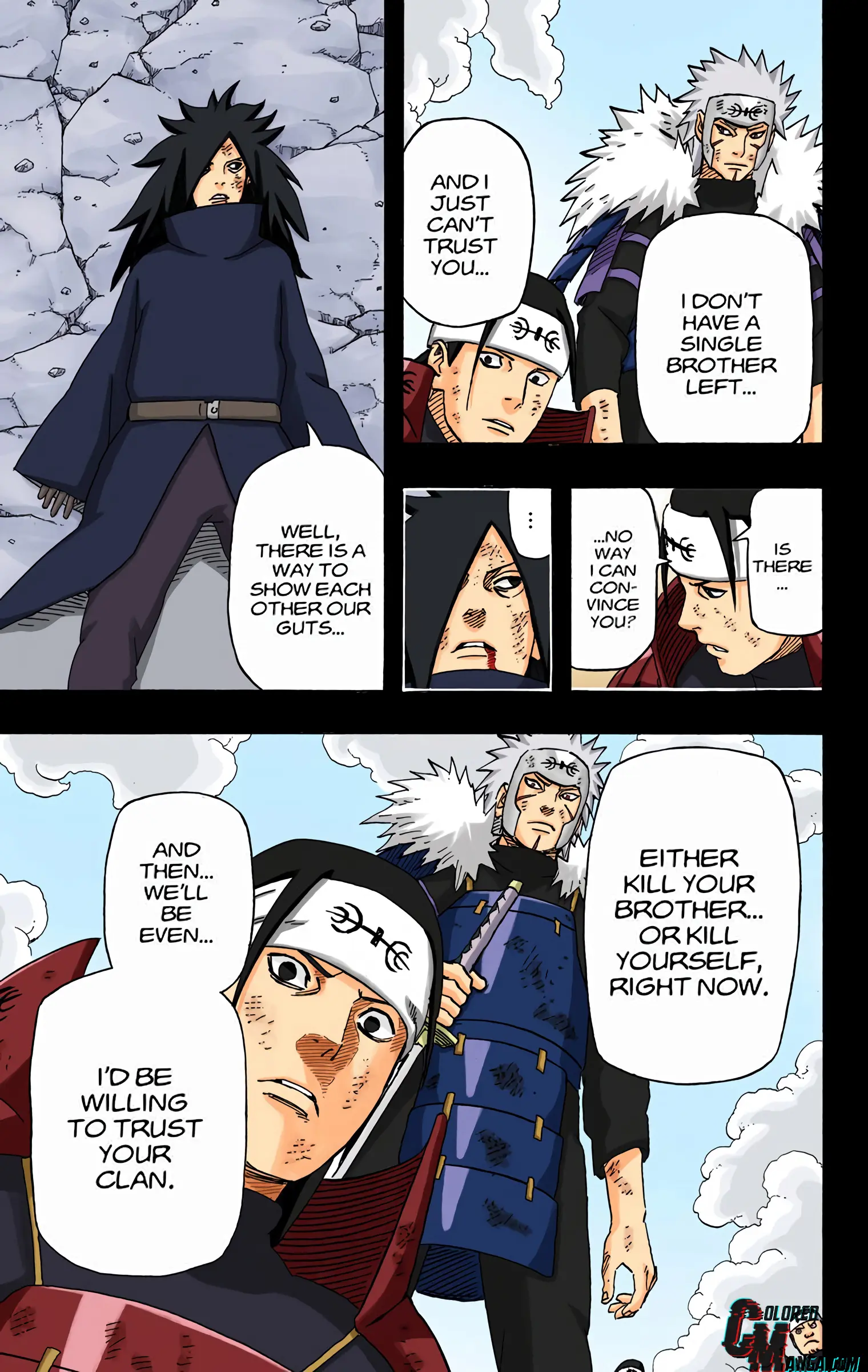 Naruto Colored Manga Online, chapter 624, page 16