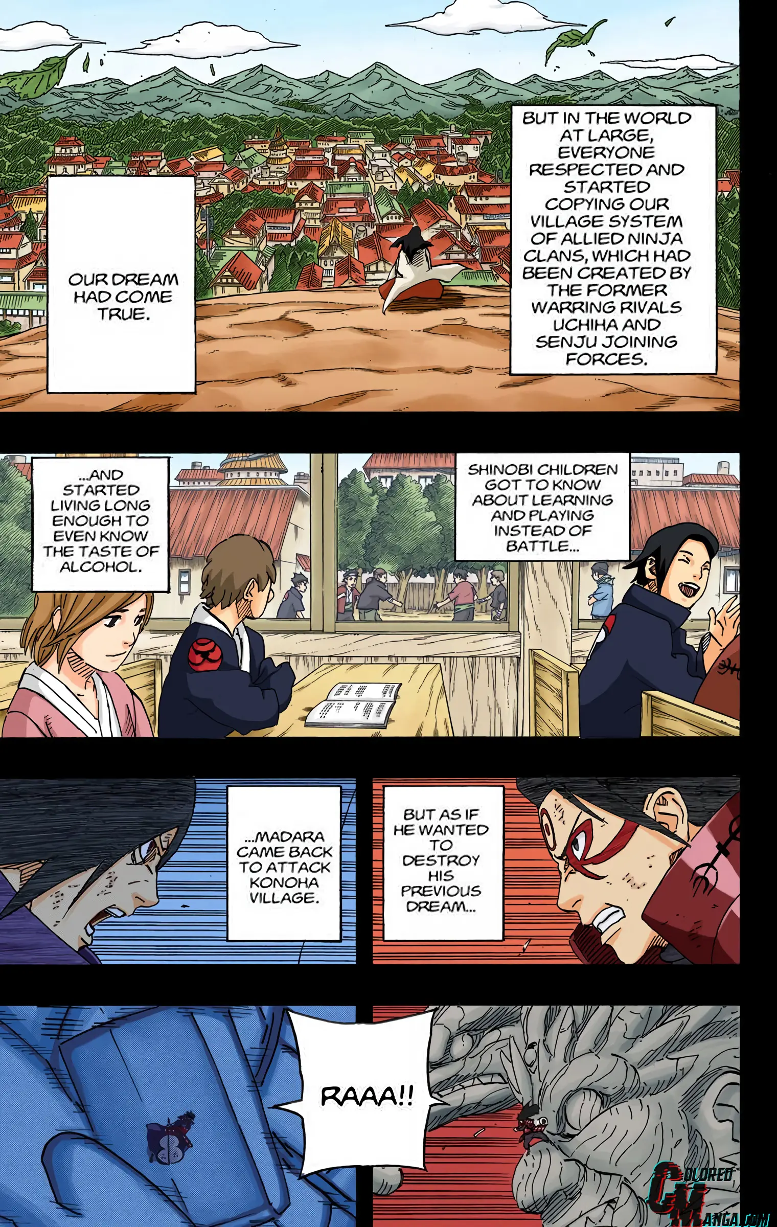 Naruto Colored Manga Online, chapter 626, page 3
