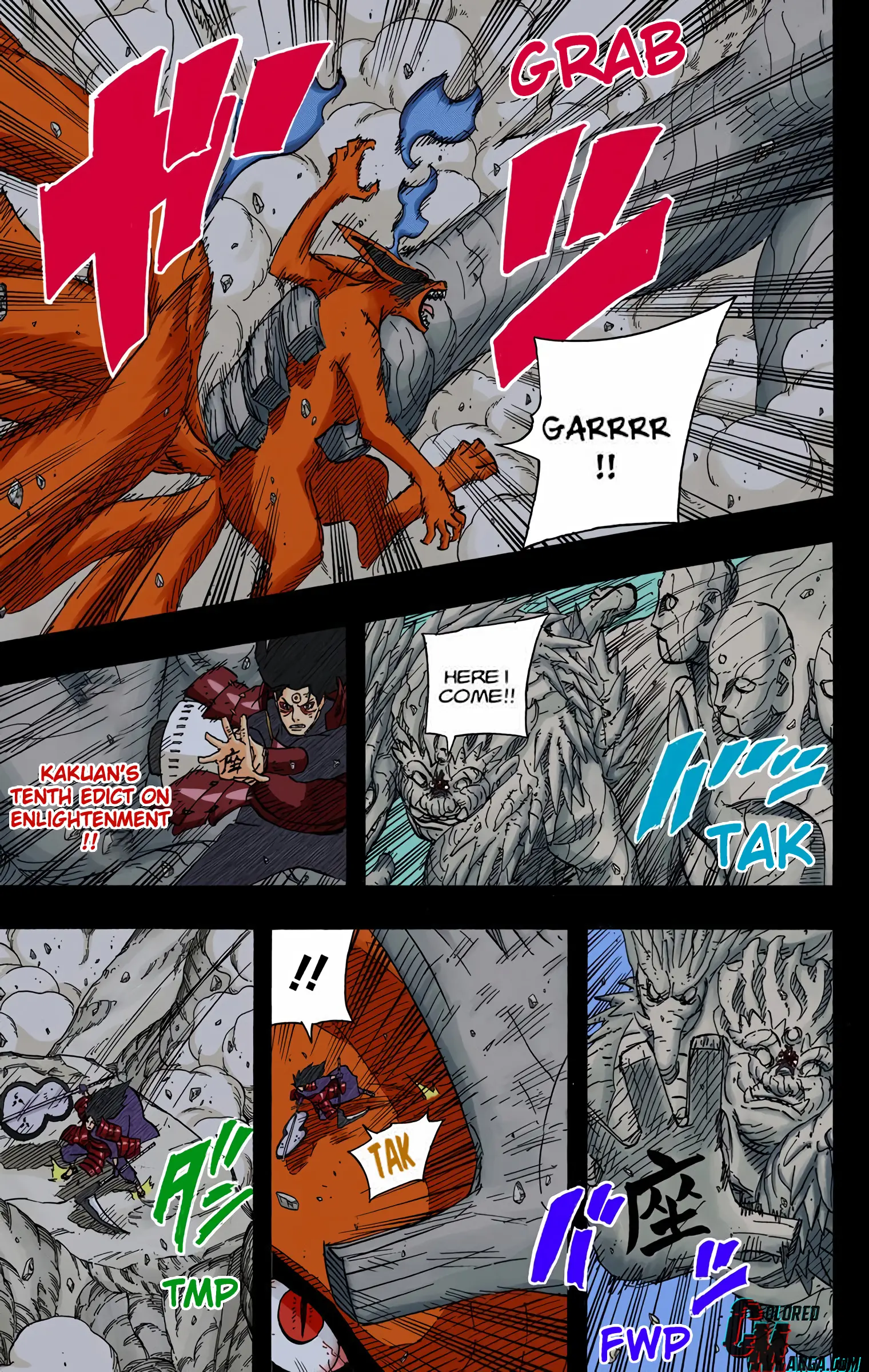 Naruto Colored Manga Online, chapter 626, page 6