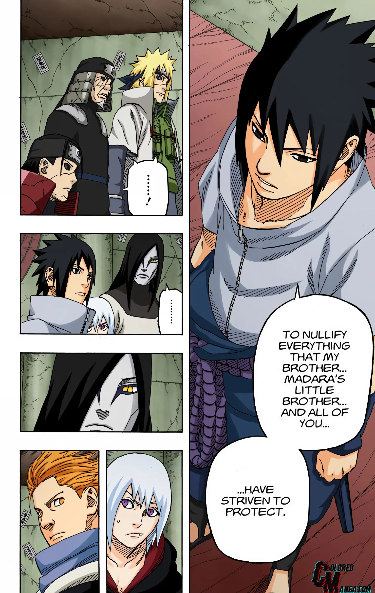 Naruto Colored Manga Online, chapter 627, page 2