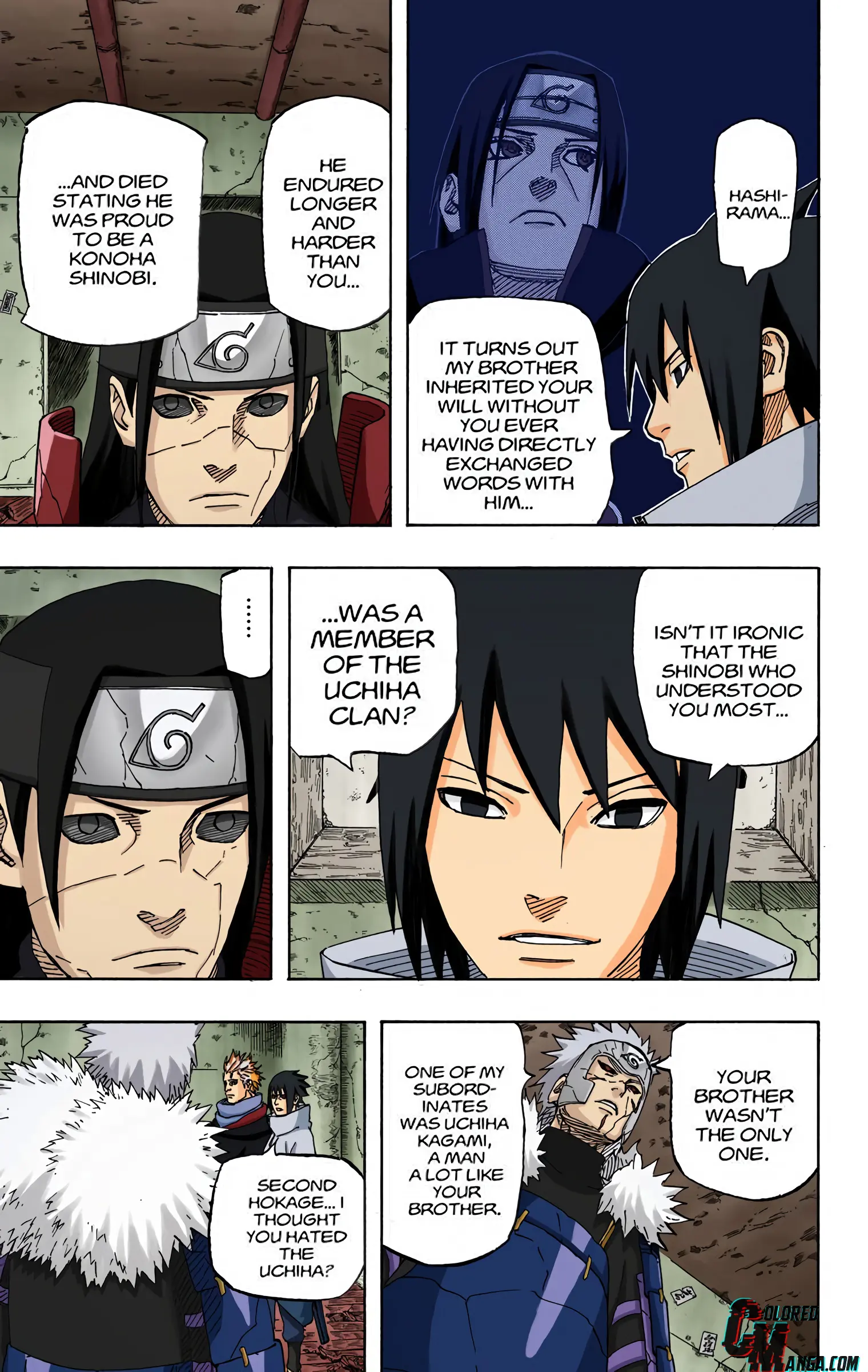 Naruto Colored Manga Online, chapter 627, page 3