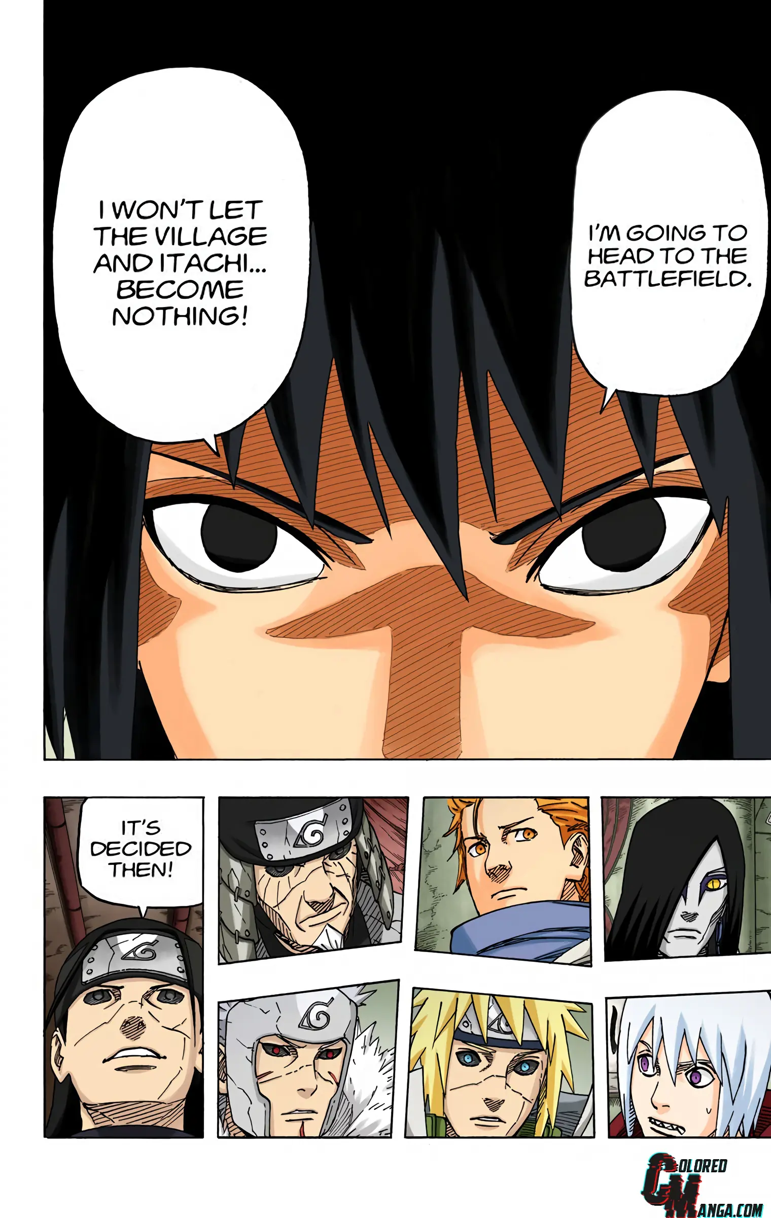 Naruto Colored Manga Online, chapter 627, page 11