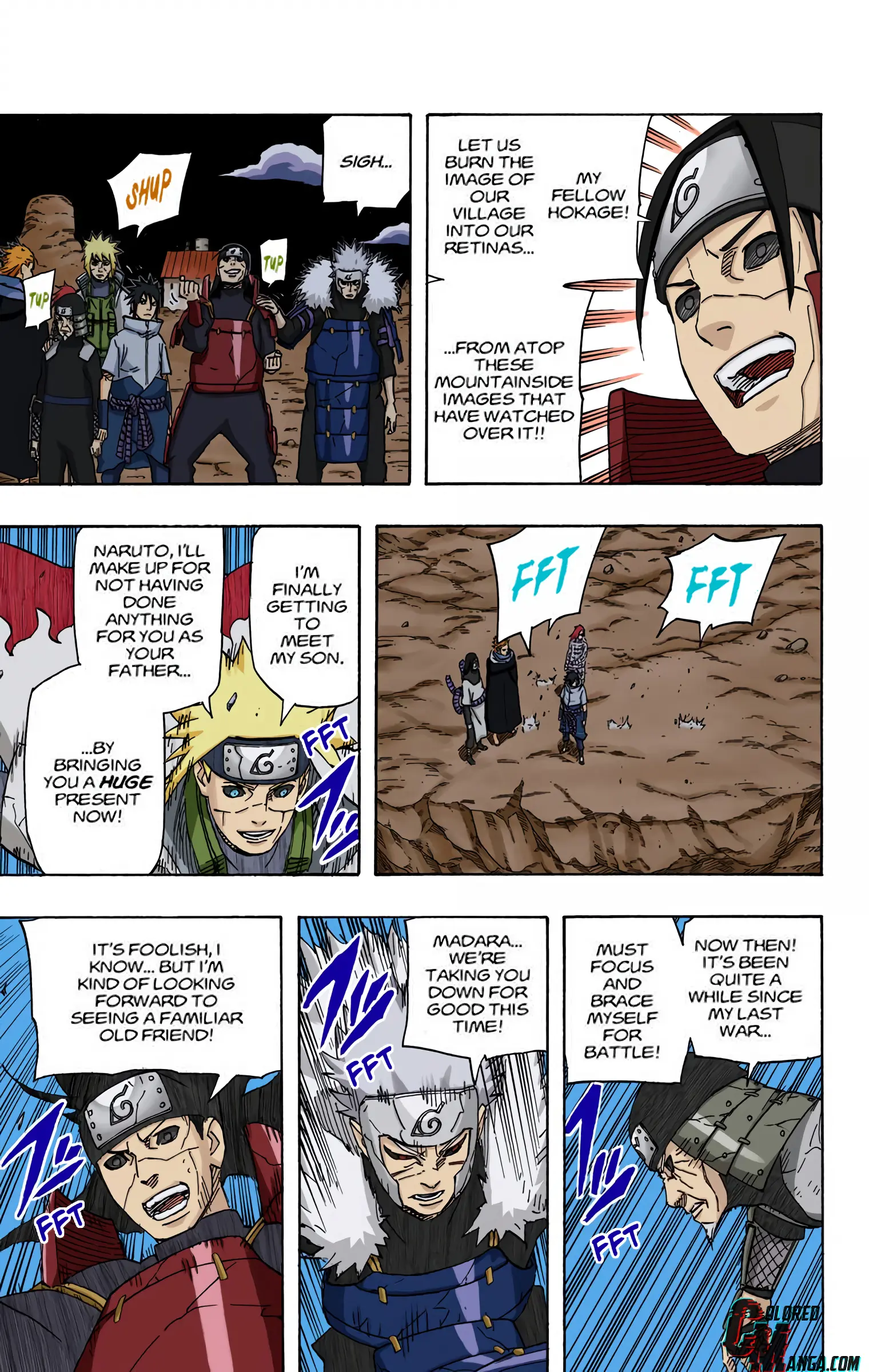 Naruto Colored Manga Online, chapter 627, page 16