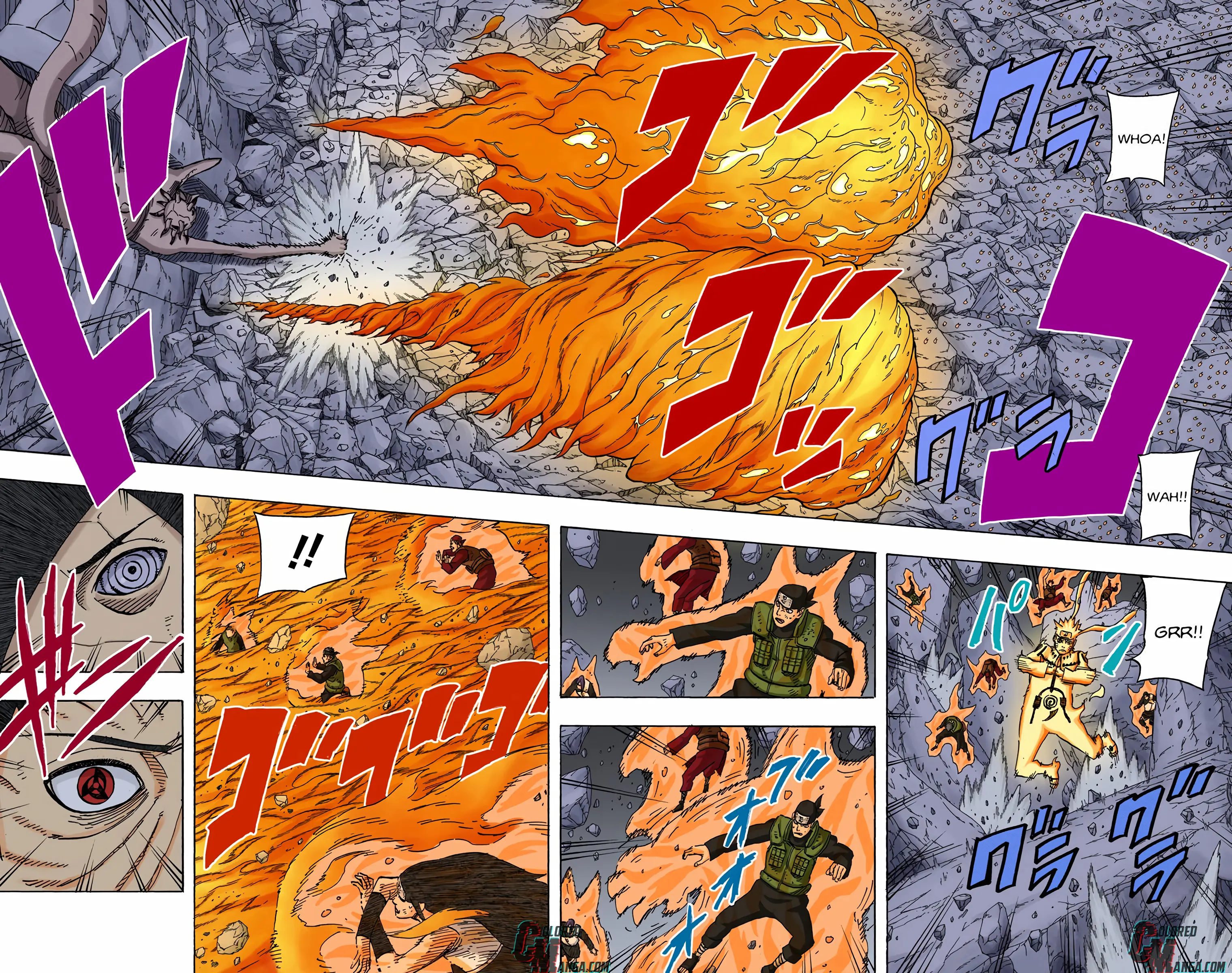 Naruto Colored Manga Online, chapter 628, page 8