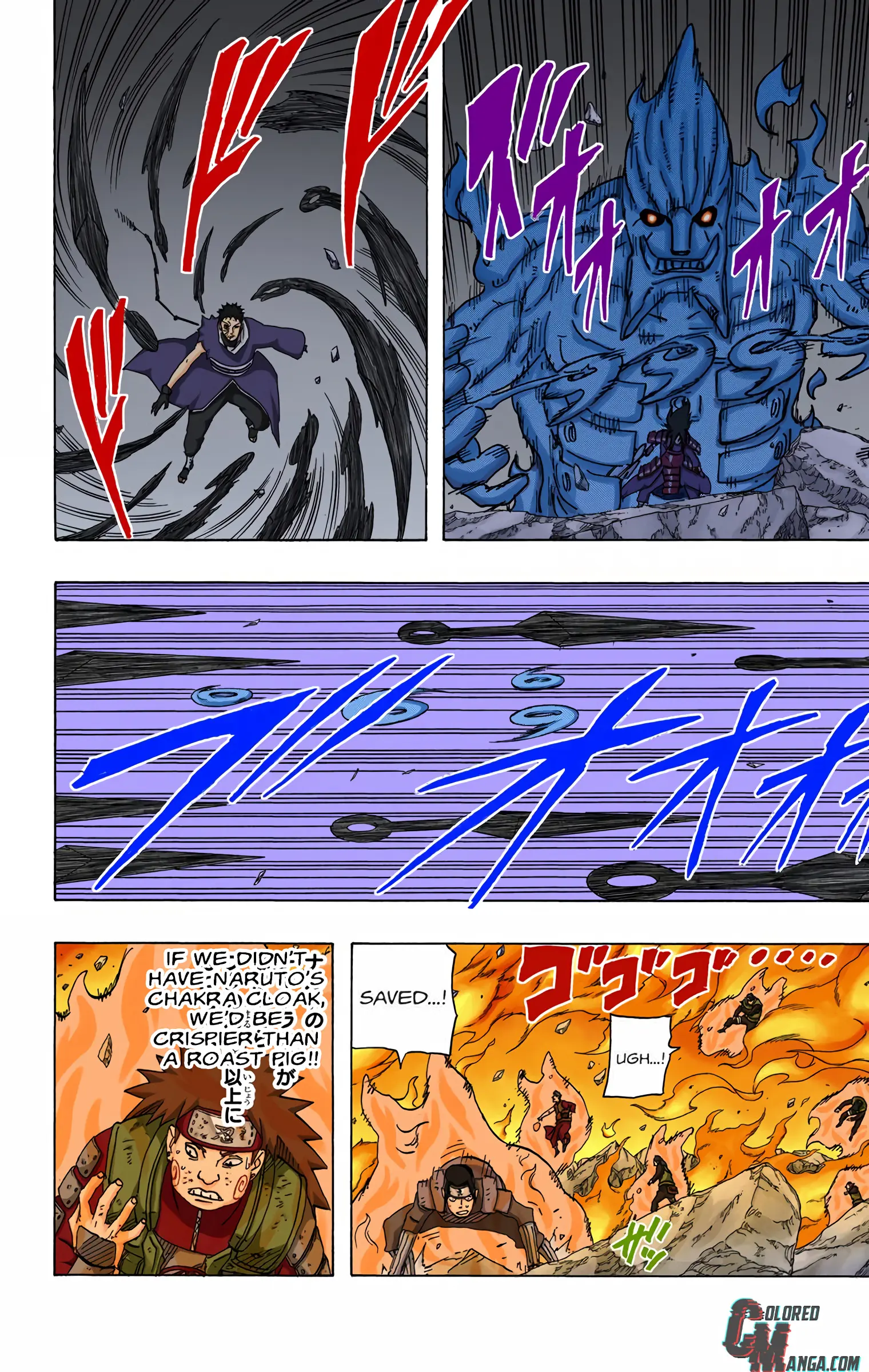 Naruto Colored Manga Online, chapter 628, page 9