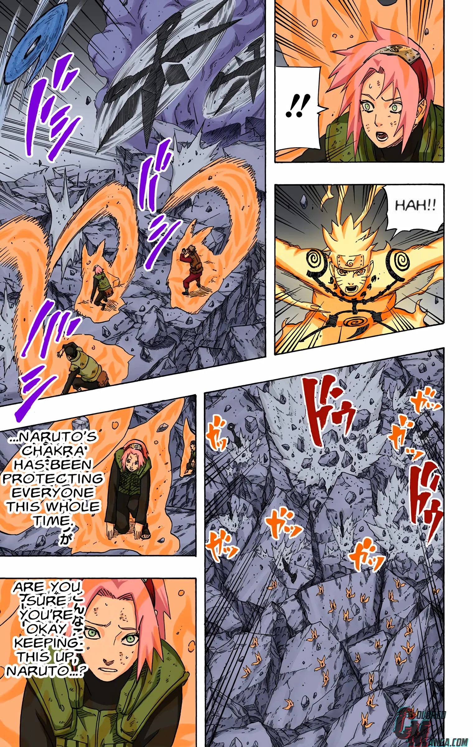 Naruto Colored Manga Online, chapter 628, page 10