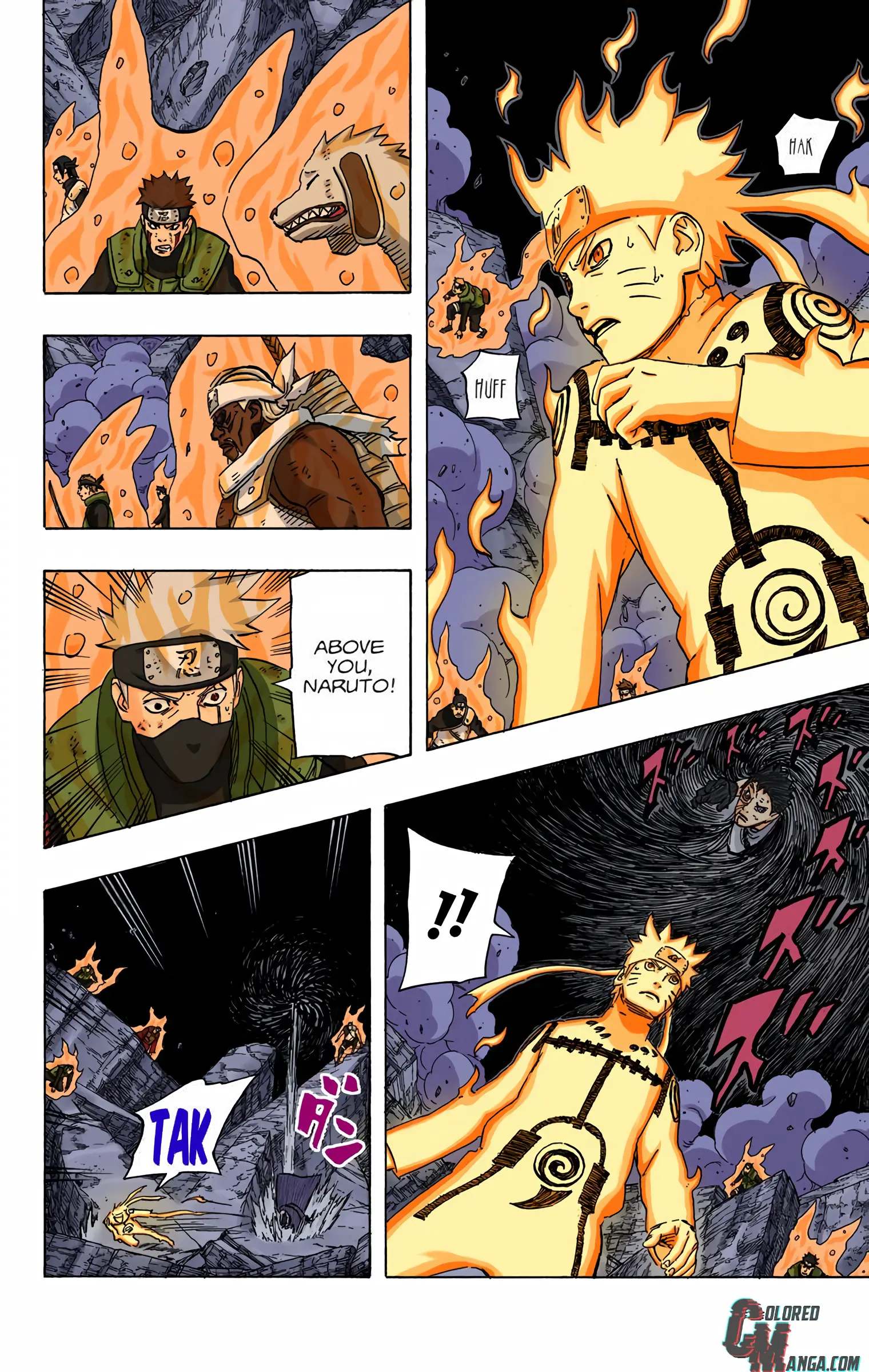Naruto Colored Manga Online, chapter 628, page 11