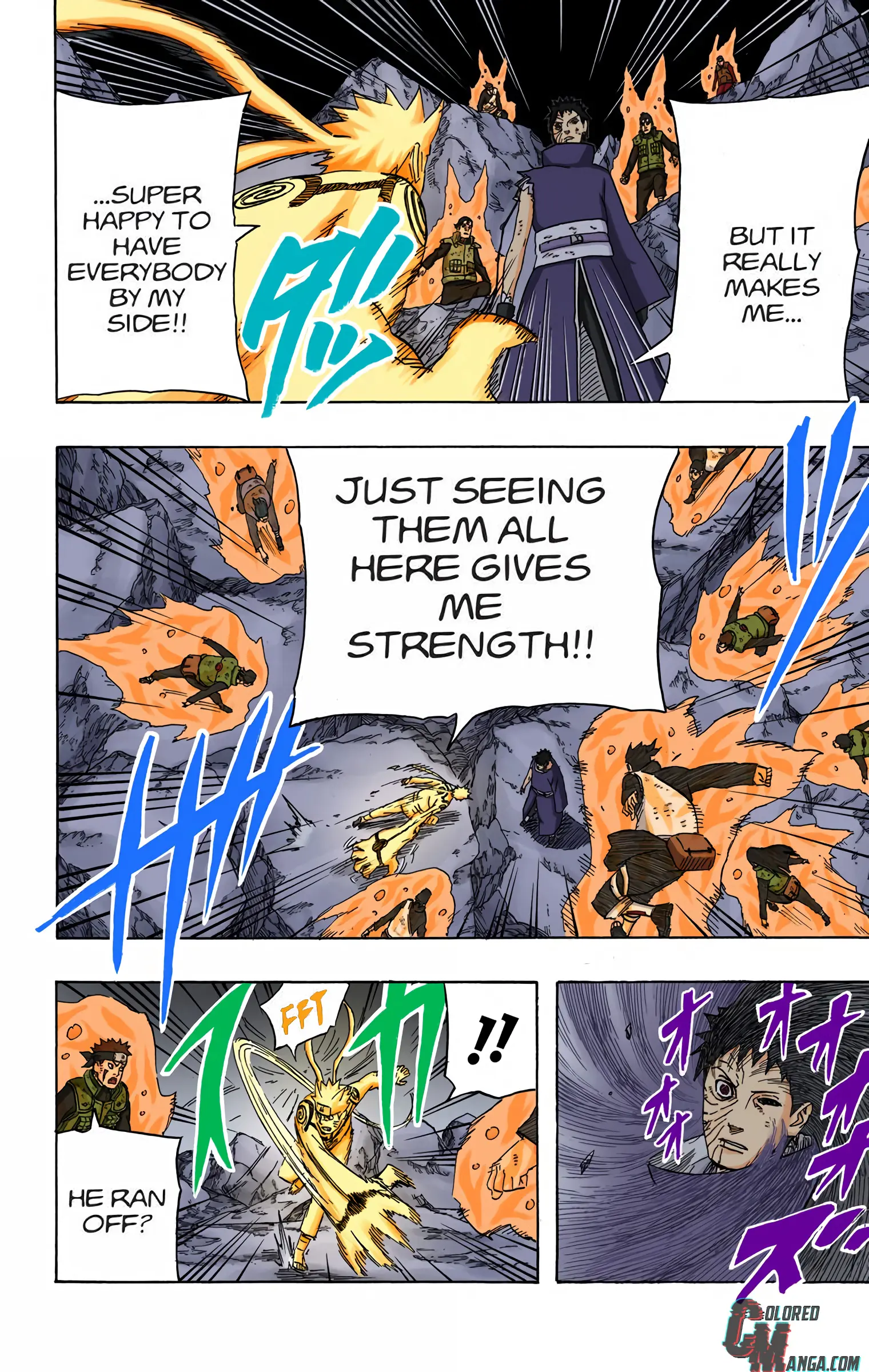 Naruto Colored Manga Online, chapter 628, page 13