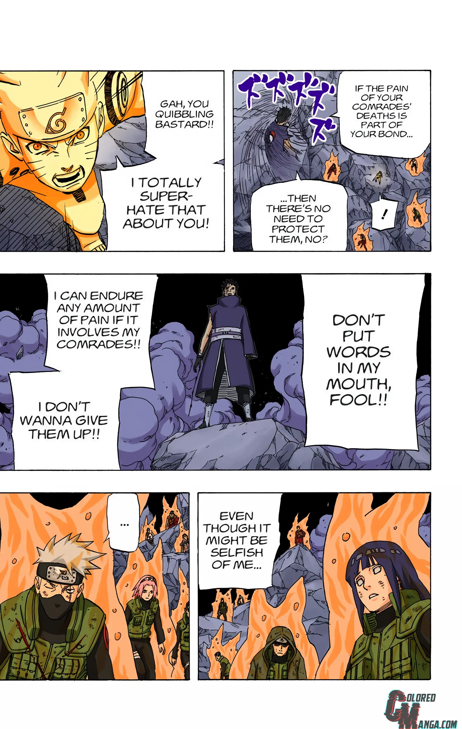 Naruto Colored Manga Online, chapter 628, page 14