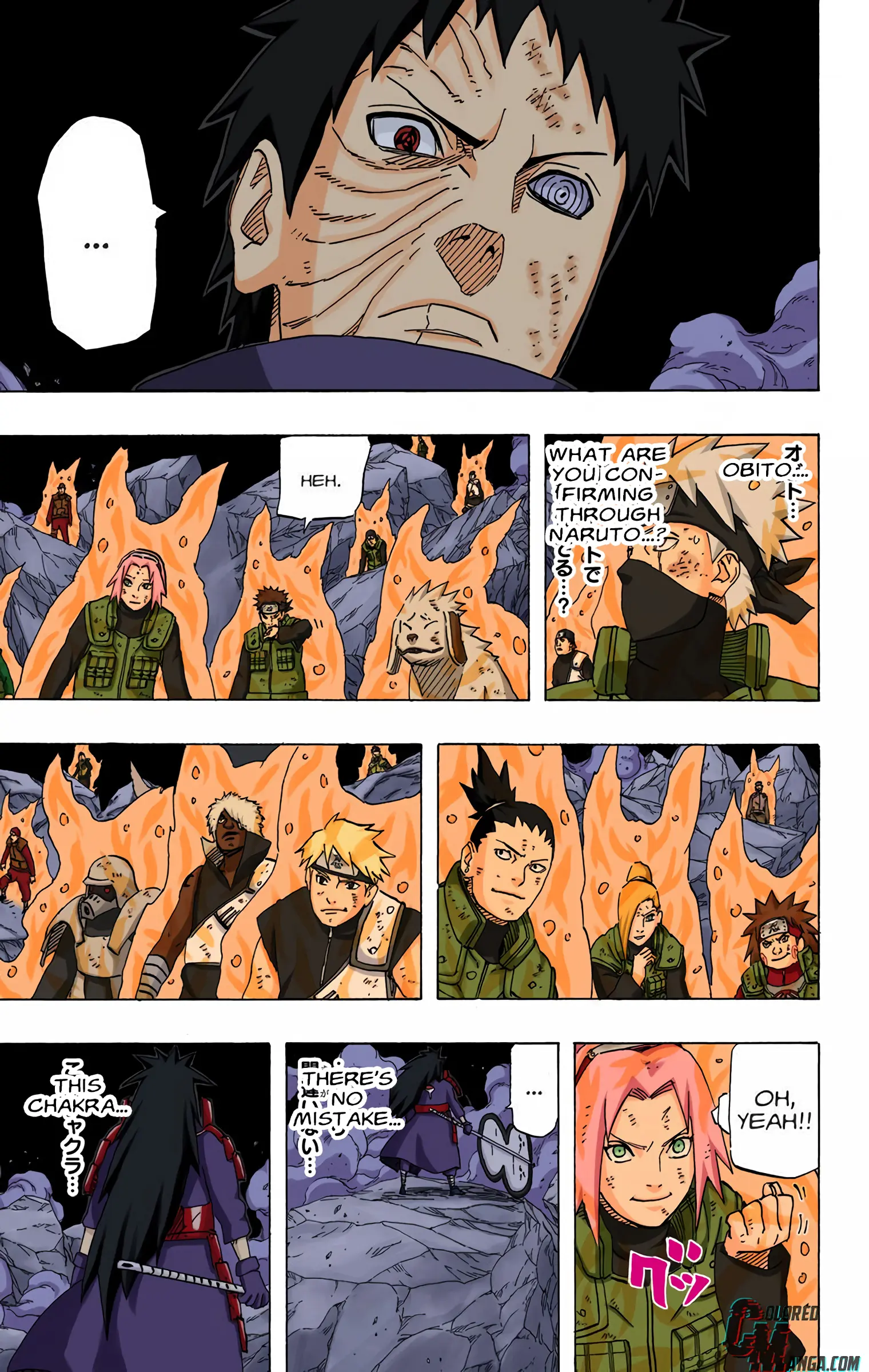 Naruto Colored Manga Online, chapter 628, page 16