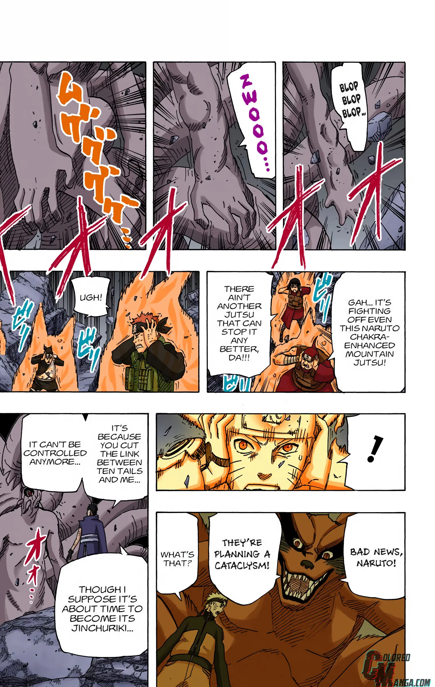 Naruto Colored Manga Online, chapter 628, page 18