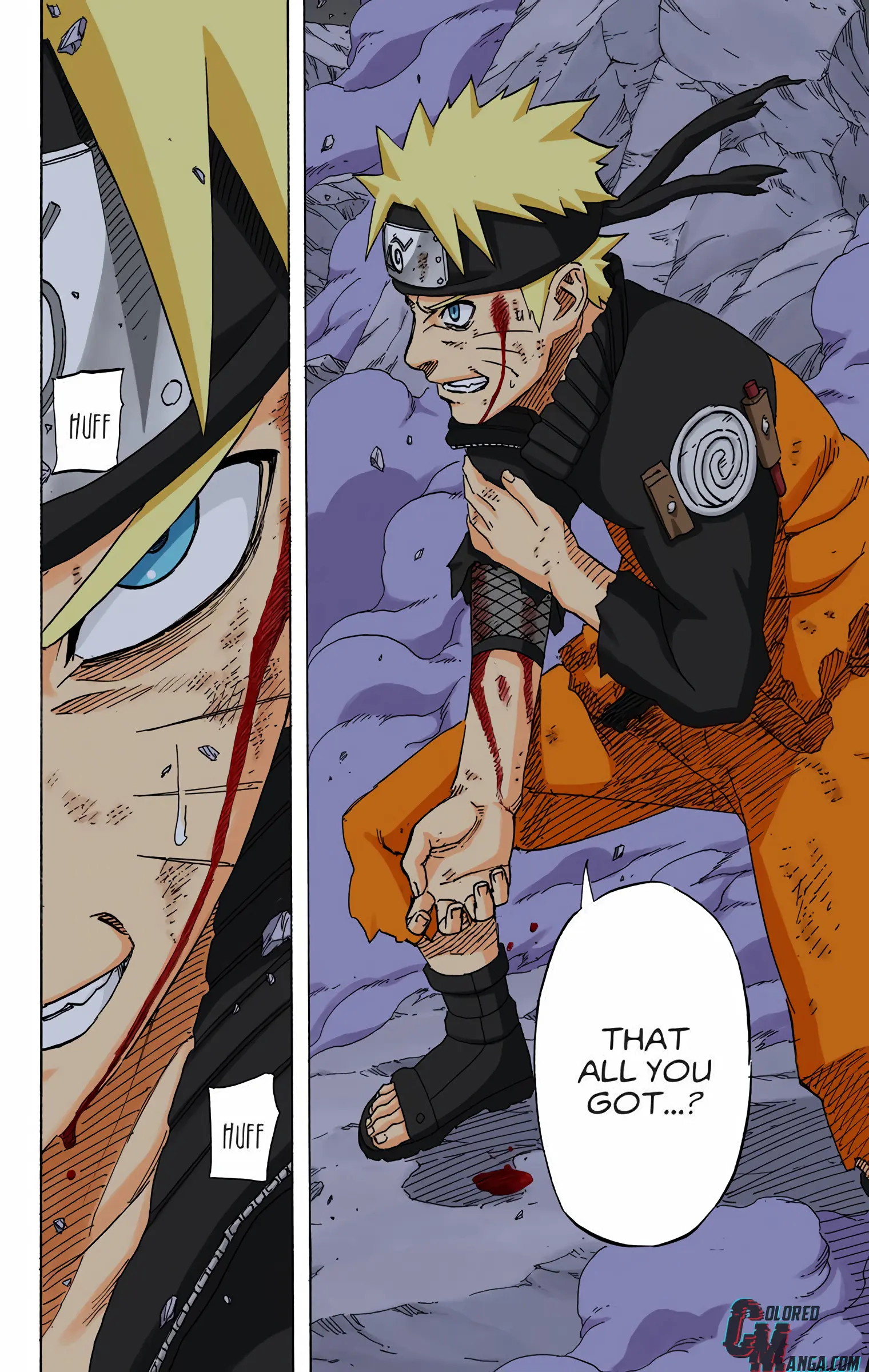 Naruto Colored Manga Online, chapter 629, page 4