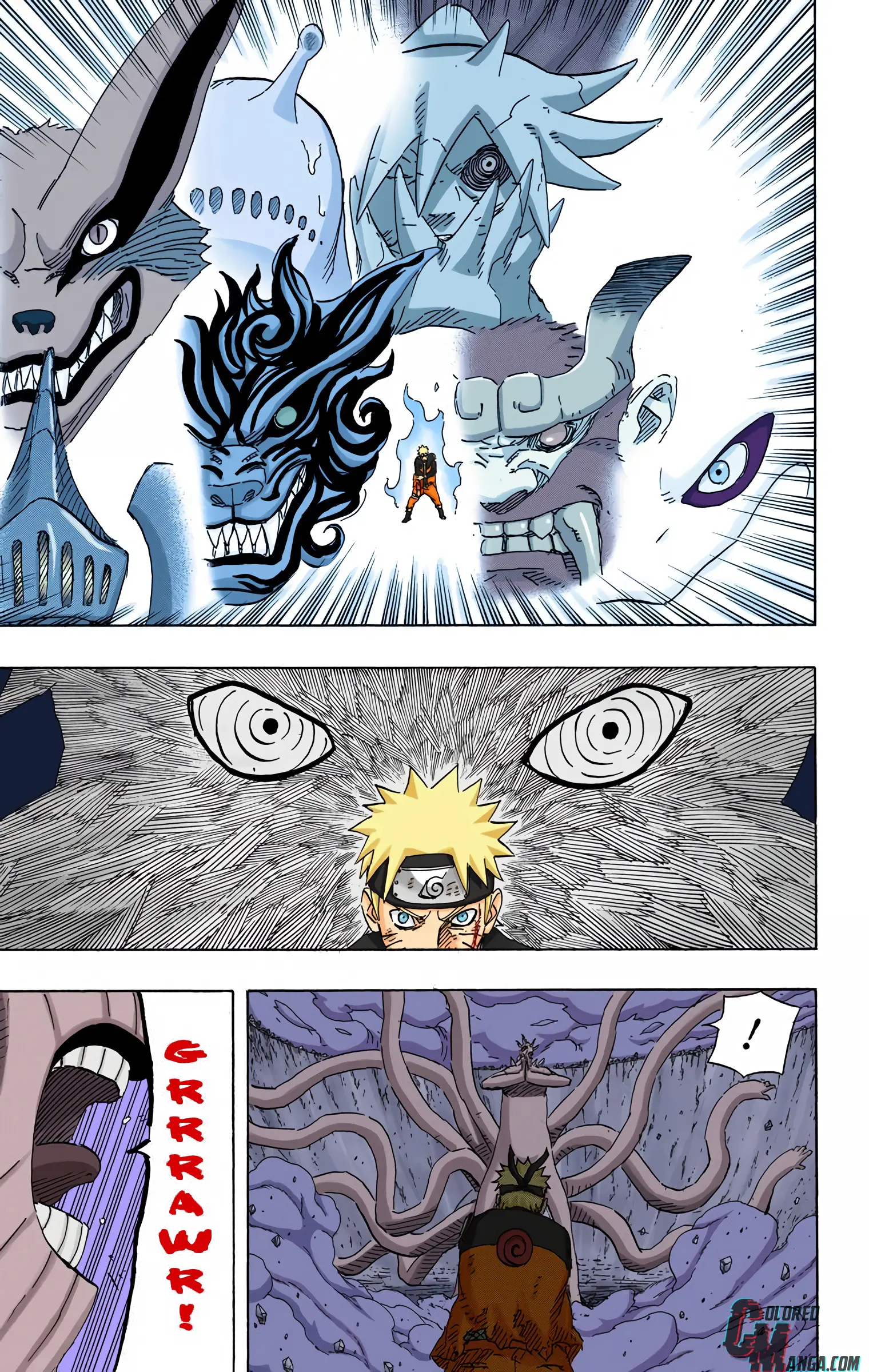 Naruto Colored Manga Online, chapter 629, page 5