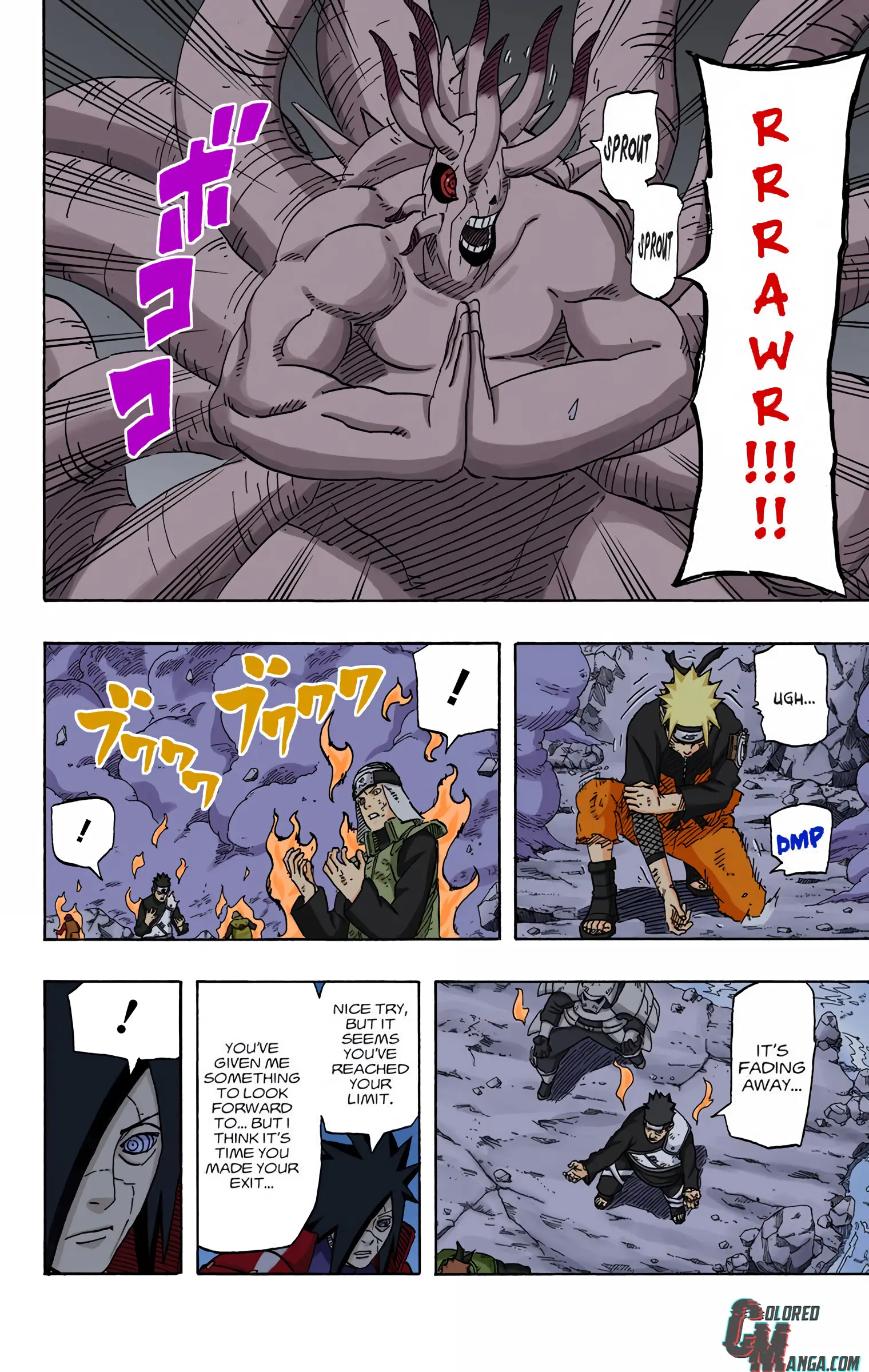 Naruto Colored Manga Online, chapter 629, page 6