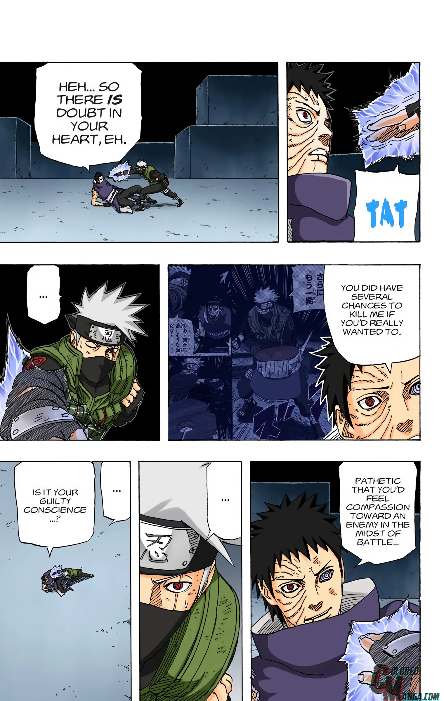 Naruto Colored Manga Online, chapter 629, page 9