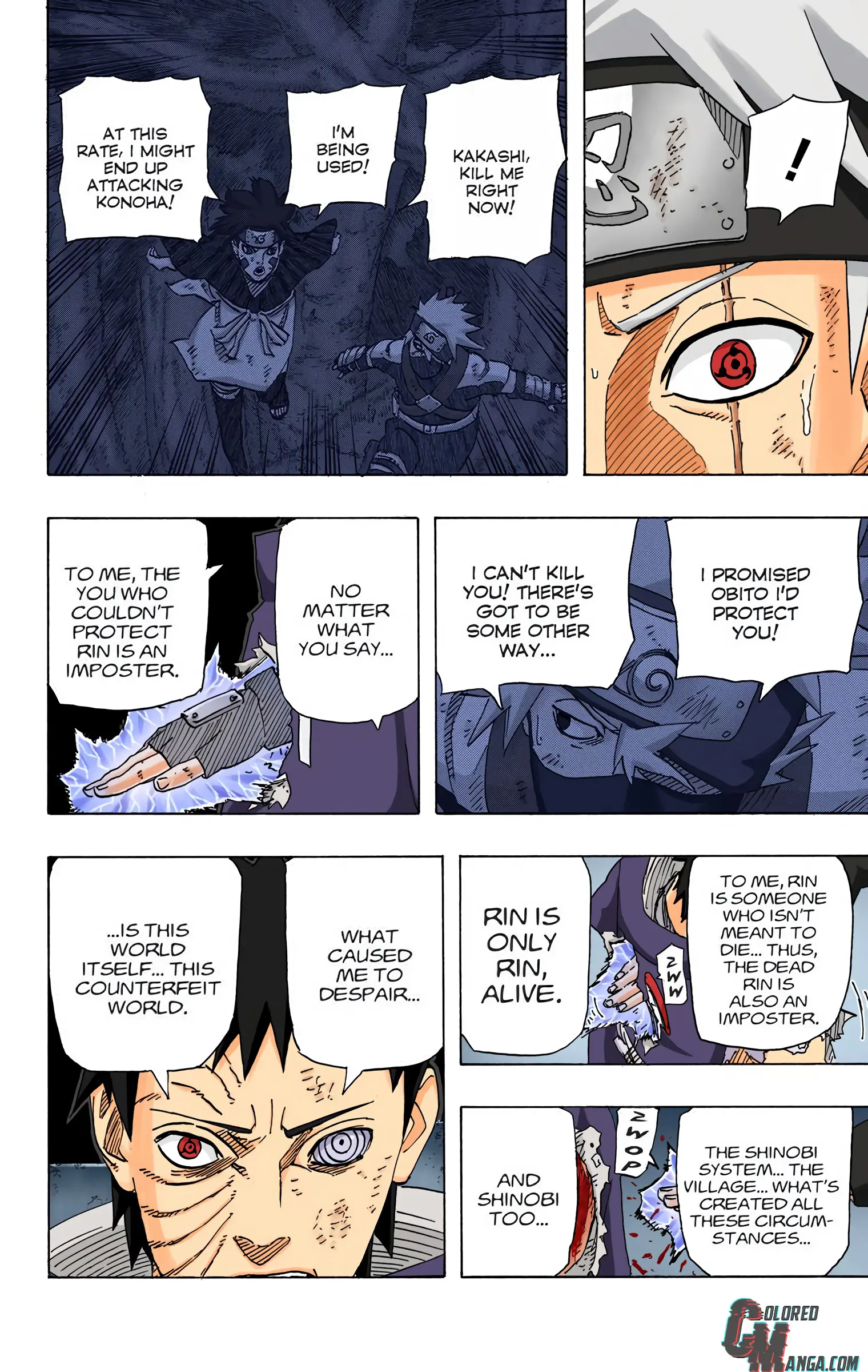 Naruto Colored Manga Online, chapter 629, page 16