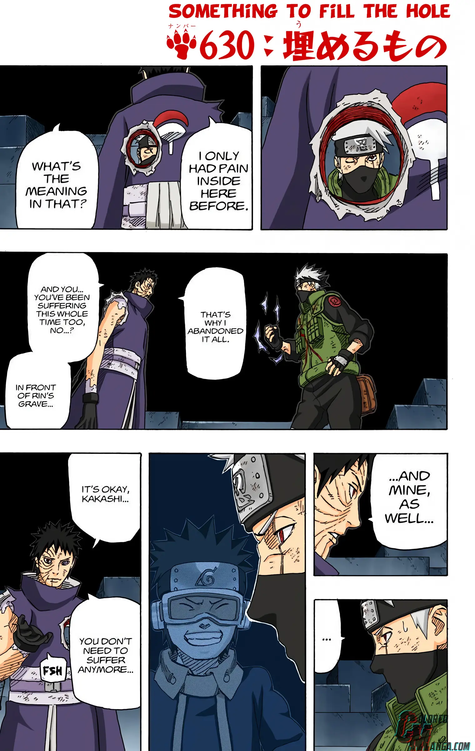 Naruto Colored Manga Online, chapter 630, page 1