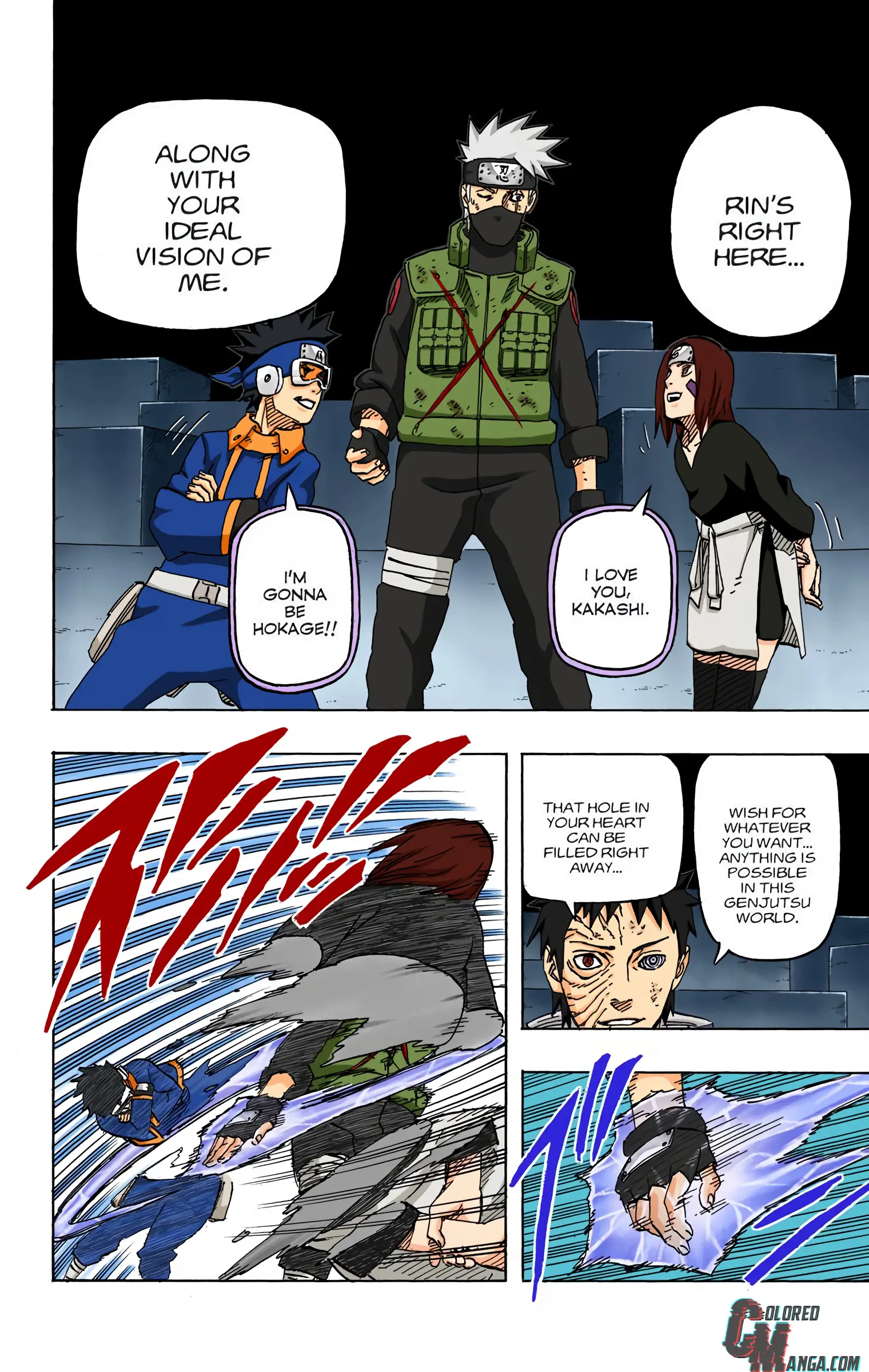 Naruto Colored Manga Online, chapter 630, page 2