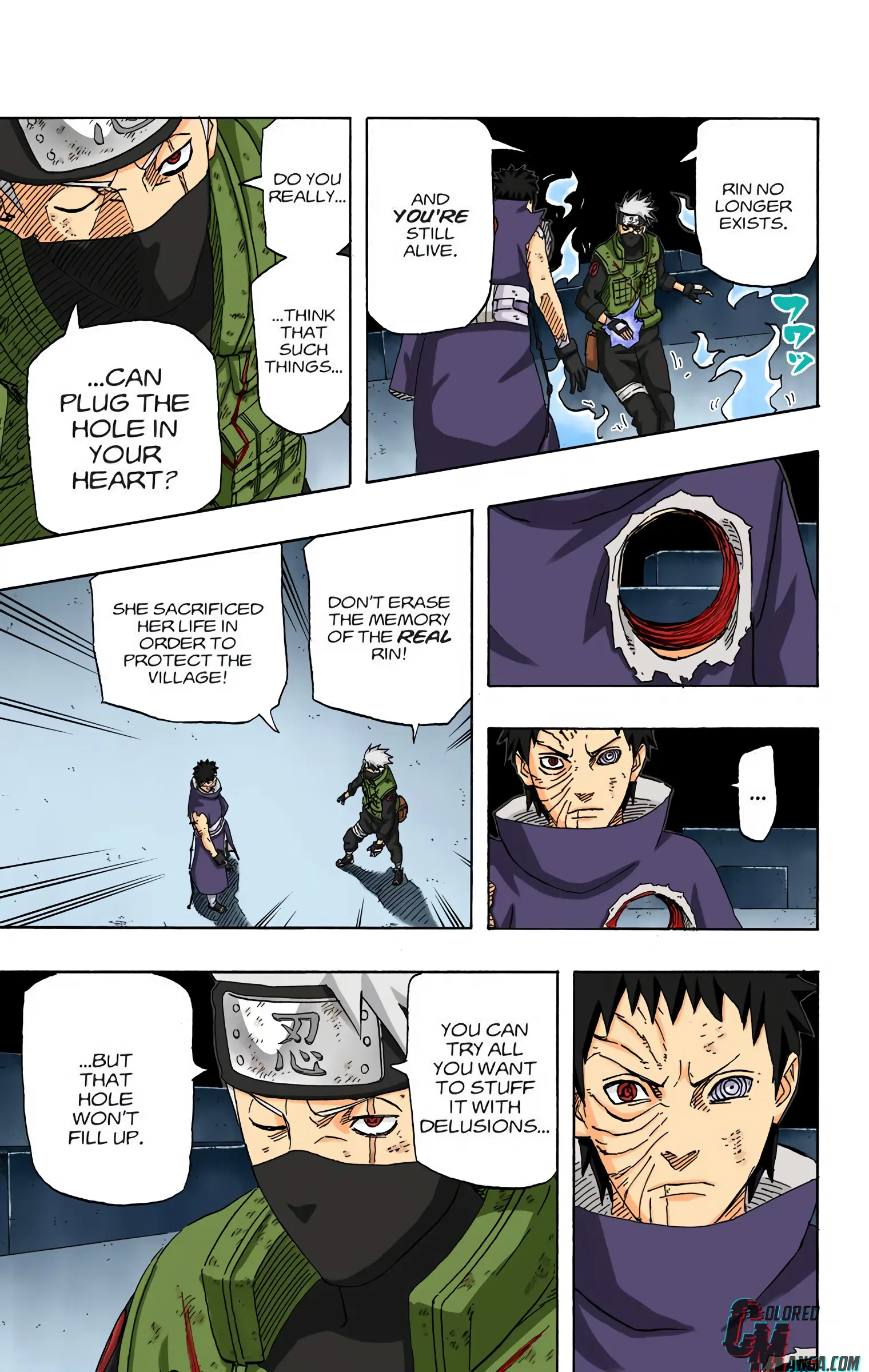 Naruto Colored Manga Online, chapter 630, page 3