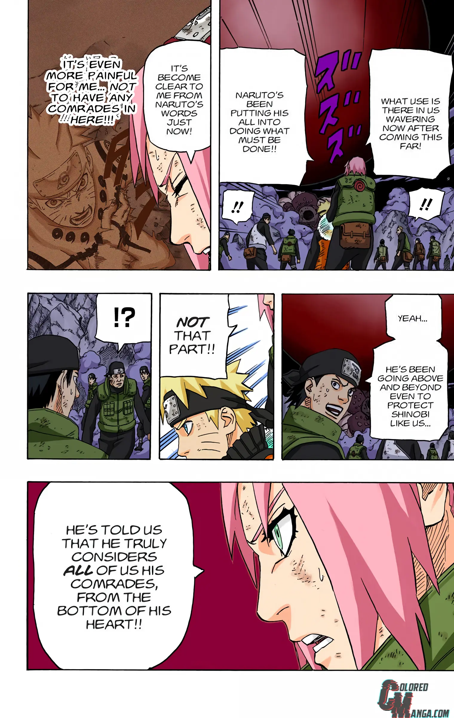 Naruto Colored Manga Online, chapter 630, page 8