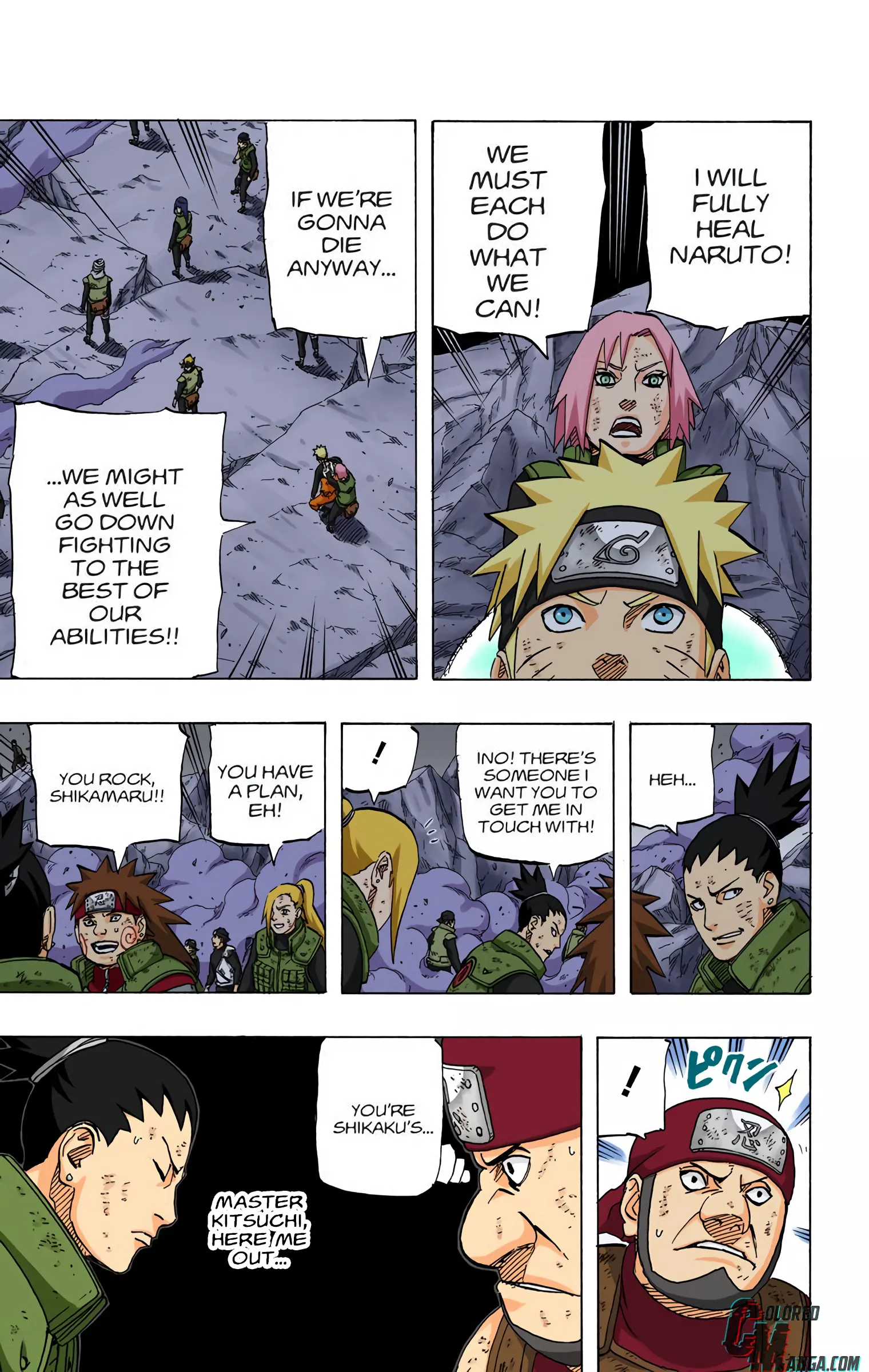 Naruto Colored Manga Online, chapter 630, page 9