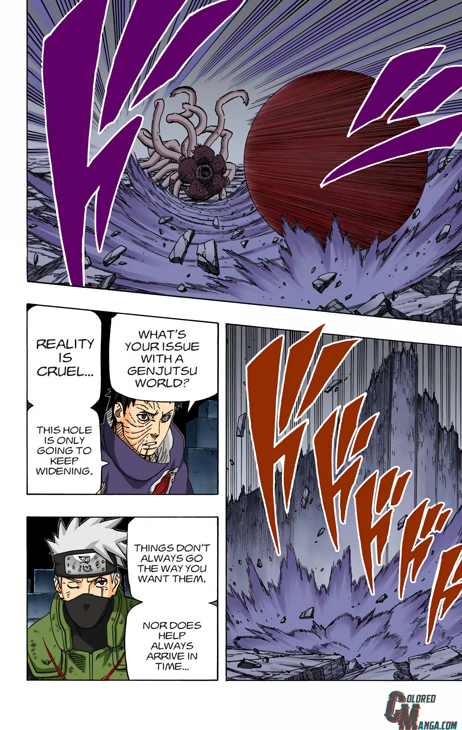 Naruto Colored Manga Online, chapter 630, page 12